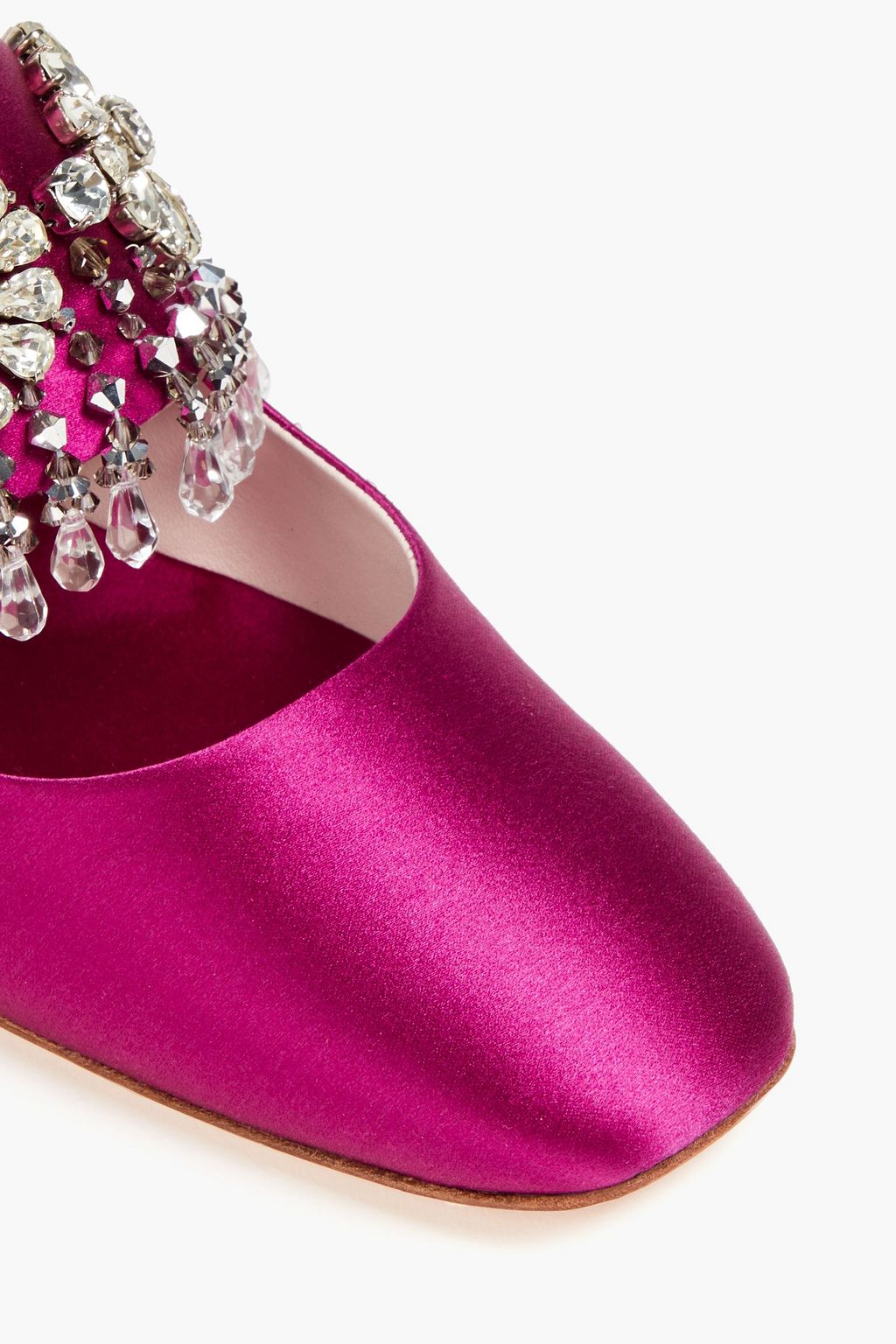 ROGER VIVIER Grande Soiree 45 embellished satin pumps