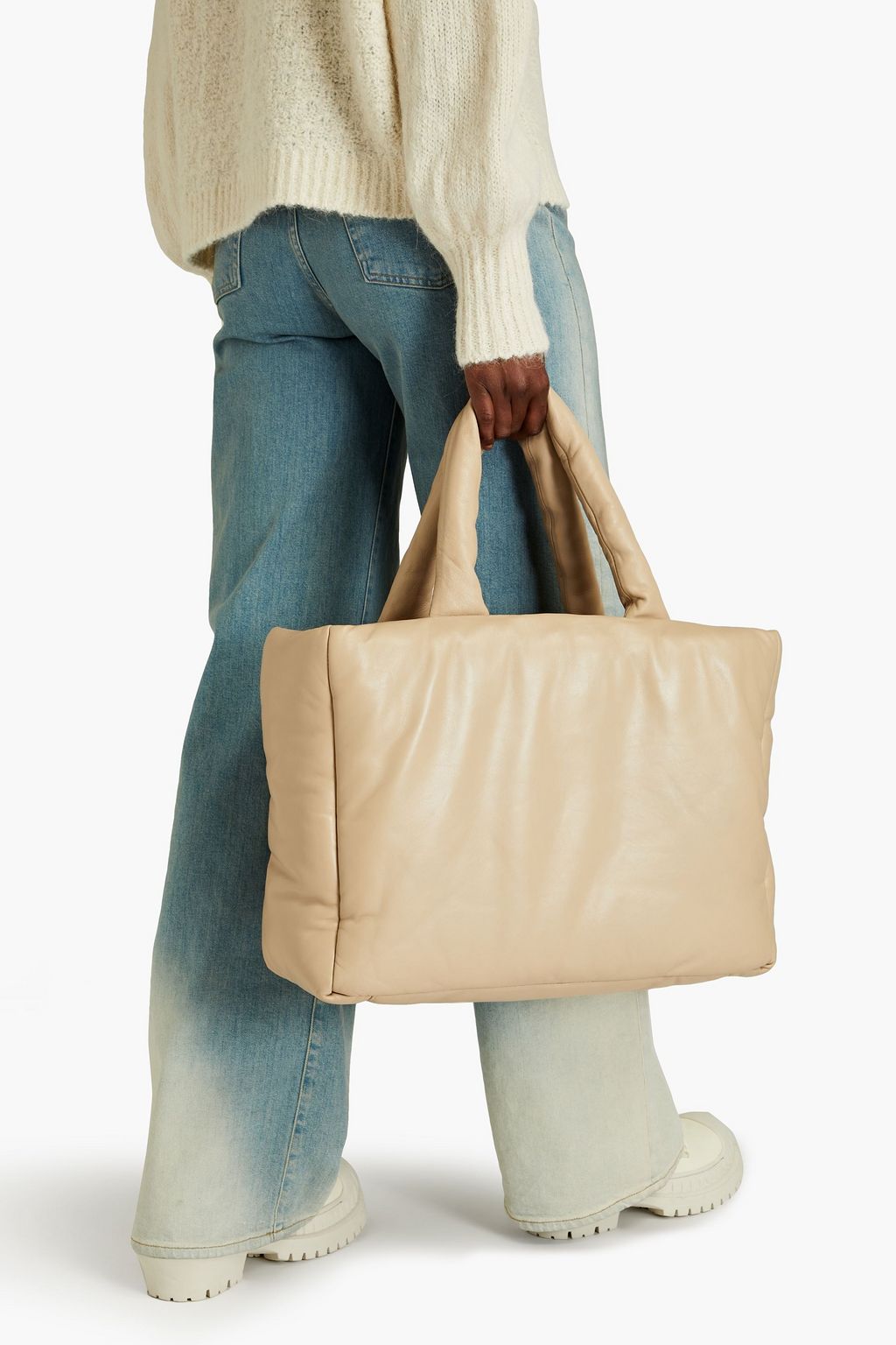 STAND STUDIO Davina padded leather tote