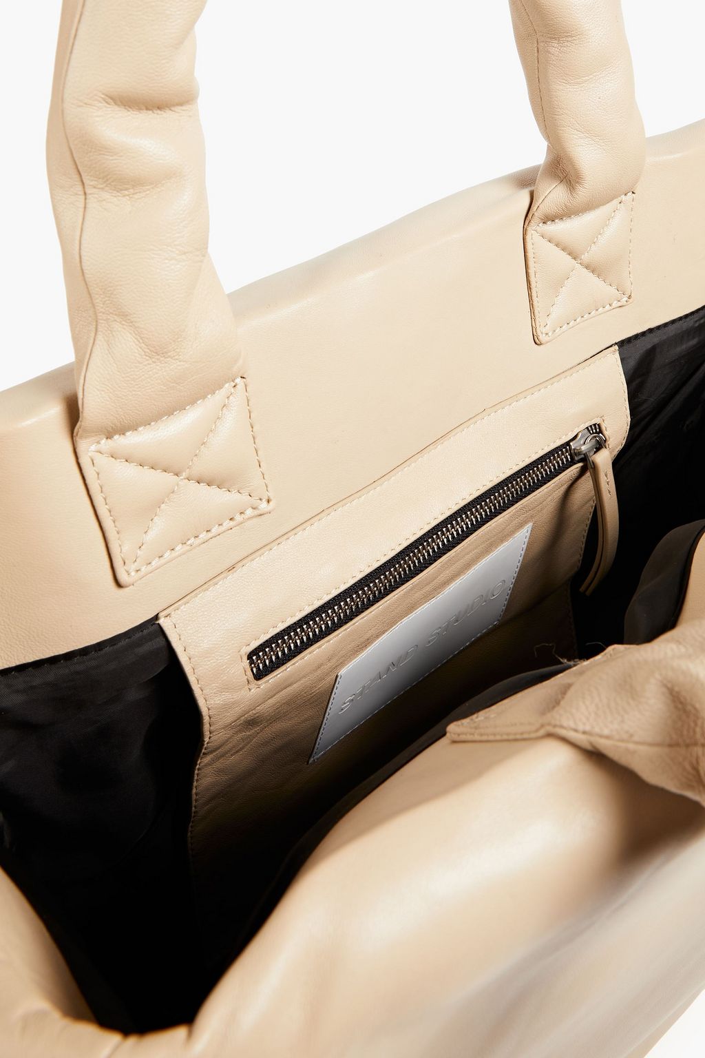 STAND STUDIO Davina padded leather tote