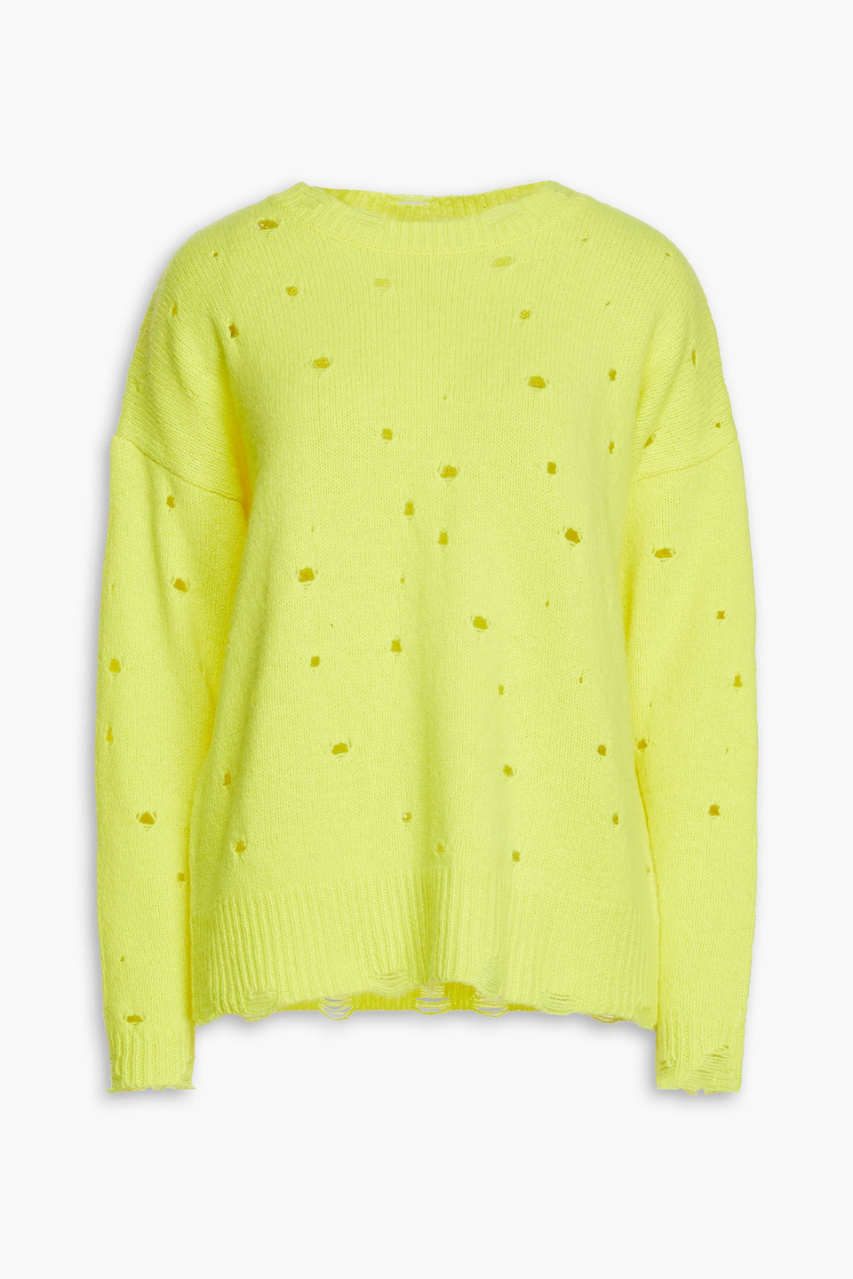 Autumn Cashmere Distressed cashmere sweater