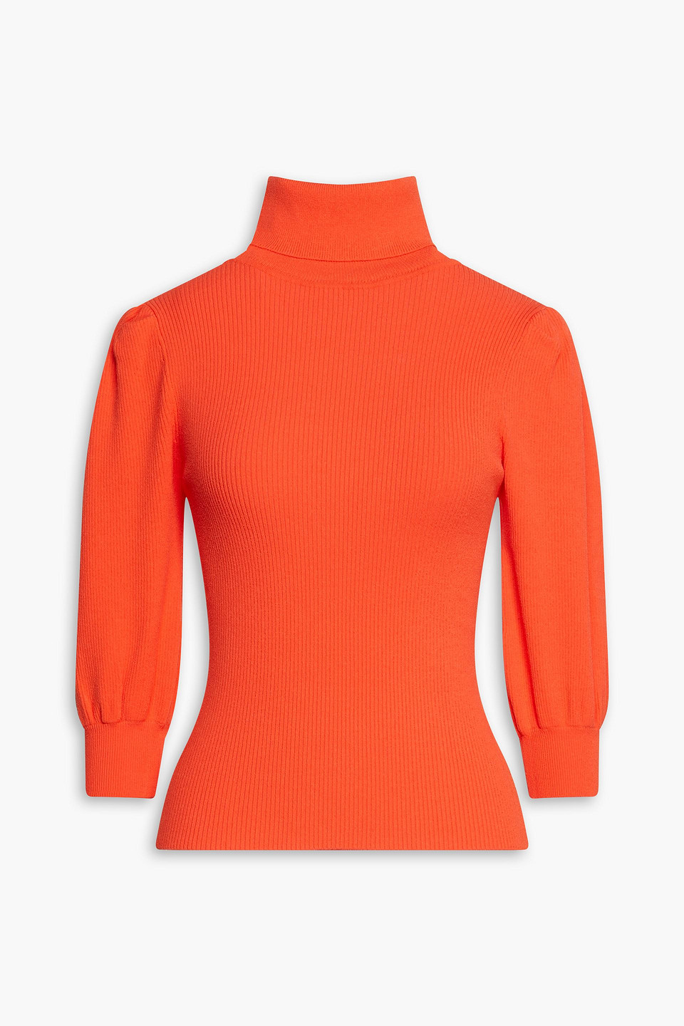 Autumn Cashmere Ribbed bouclé-knit turtleneck sweater