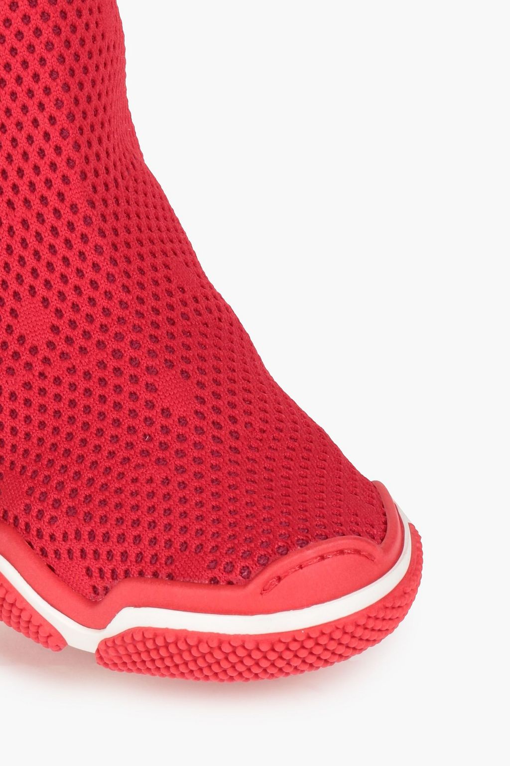 RED(V) حذاء سنيكرز برقبة عالية من الشبك