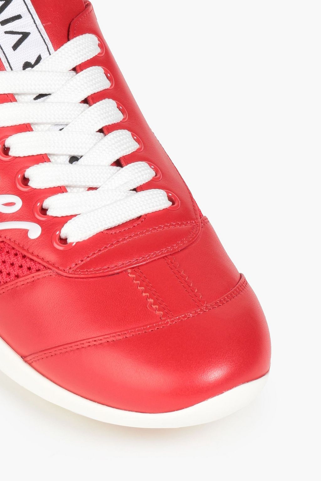 ROGER VIVIER حذاء سنيكرز ’فيف ماتش’ من الشبك والجلد النافر
