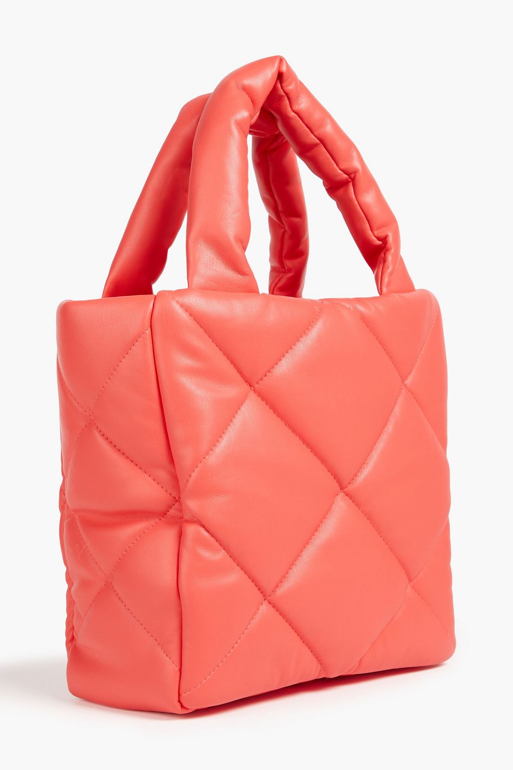 STAND STUDIO Rosanne Diamond quilted faux leather tote