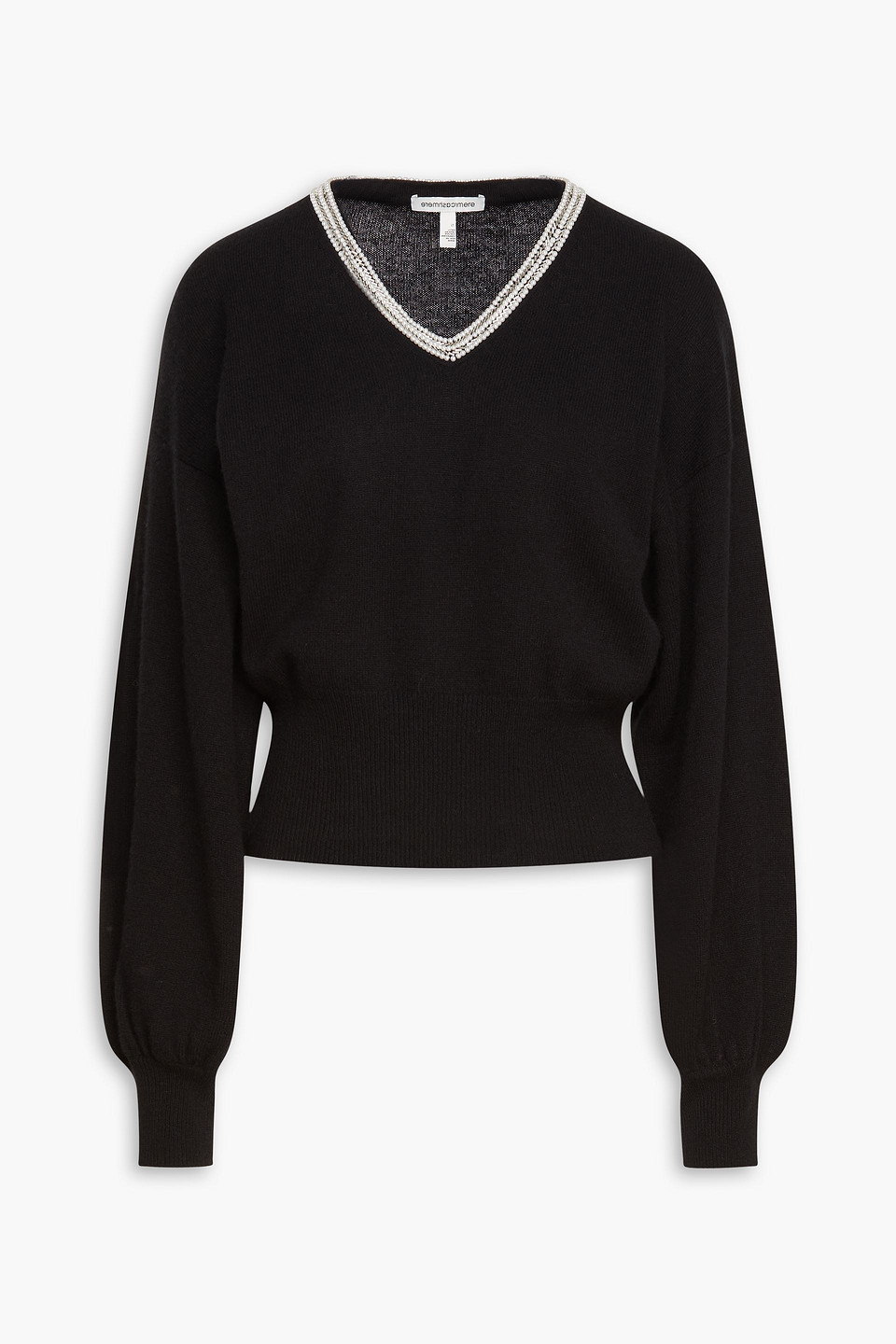 Autumn Cashmere Embellished cashmere sweater
