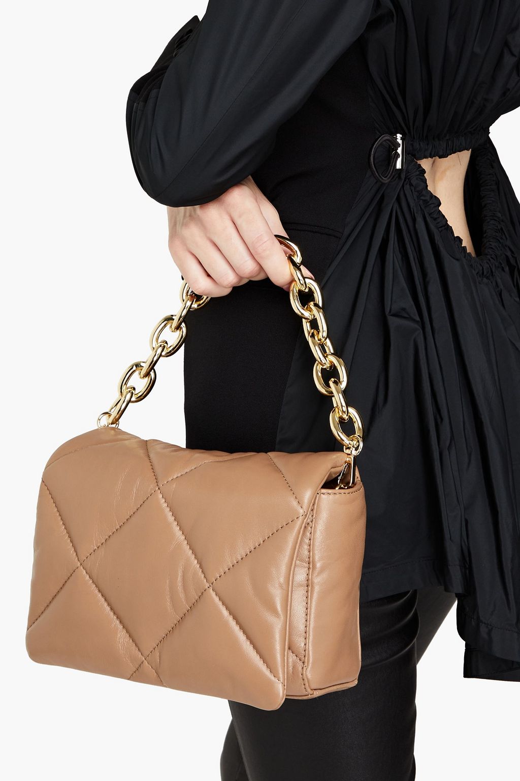 STAND STUDIO Brynn quilted leather shoulder bag