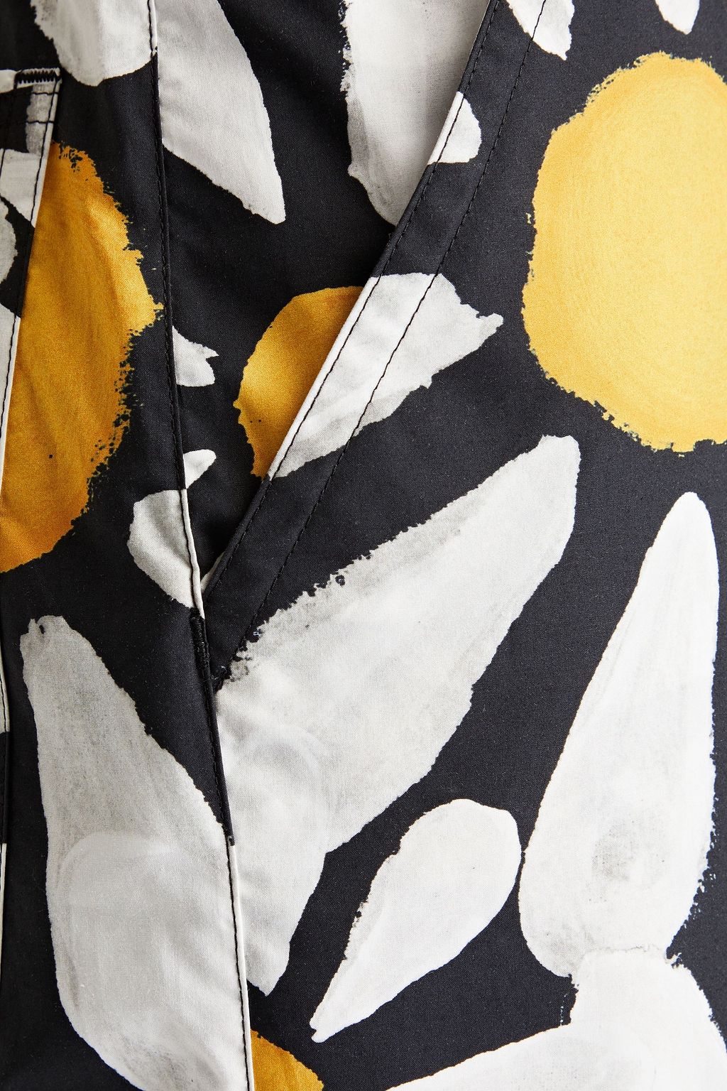 MARNI Cropped floral-print cotton-poplin tapered pants