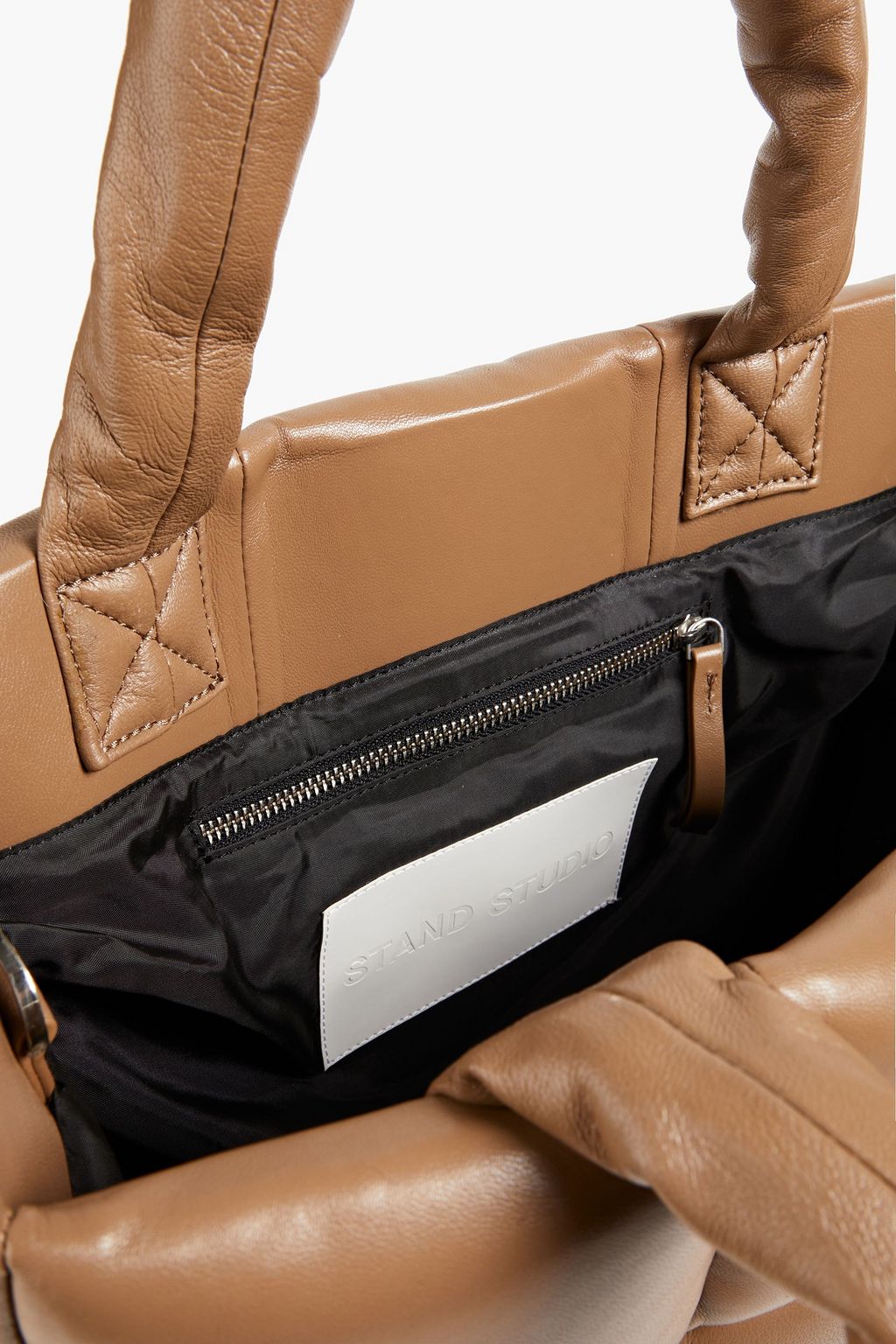 STAND STUDIO Assante quilted leather tote