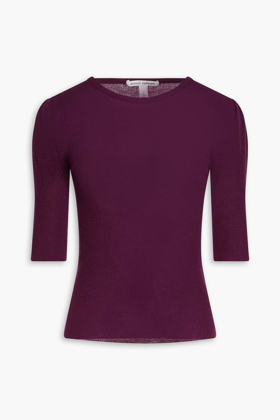 Autumn Cashmere Ribbed cashmere sweater