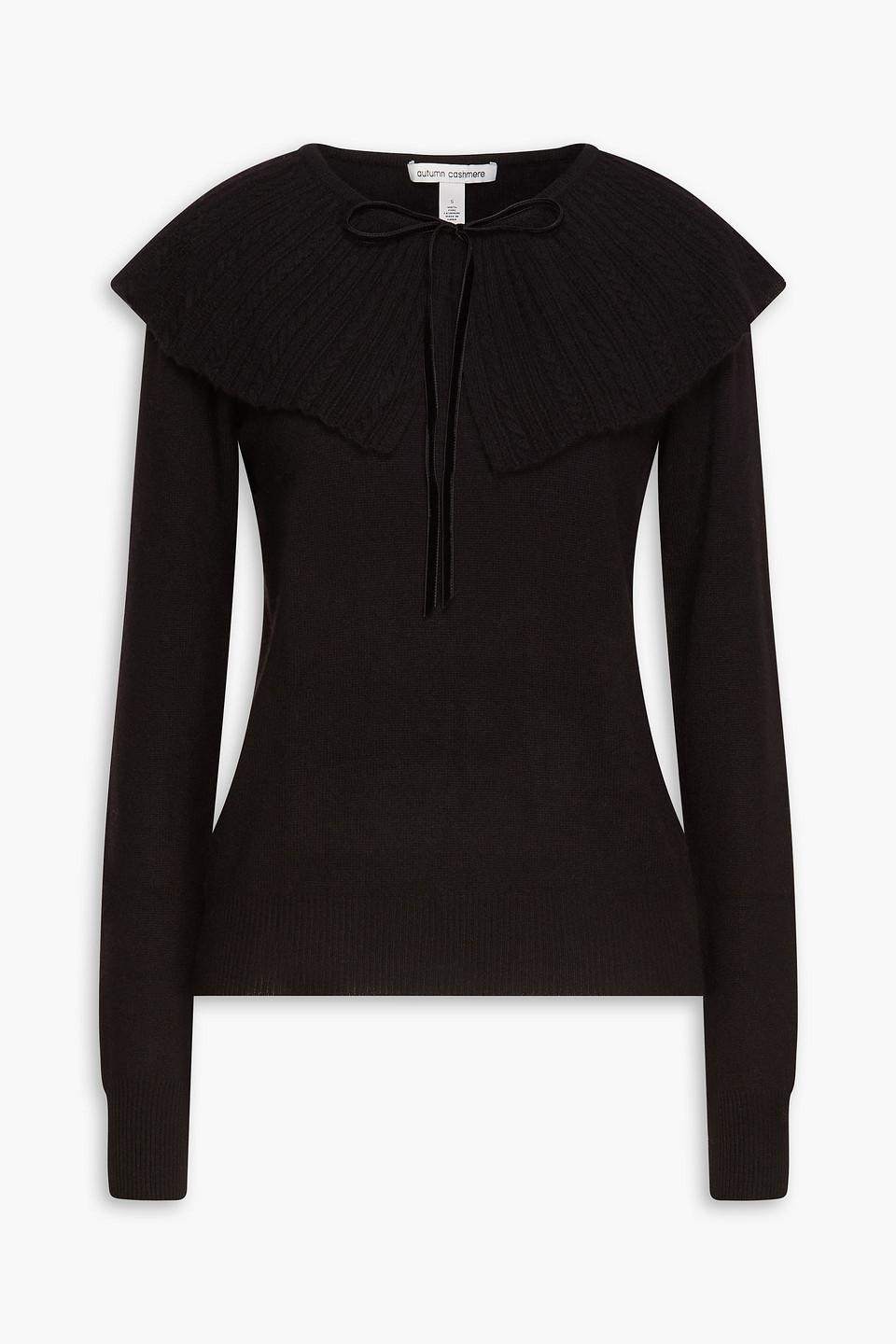 Autumn Cashmere Cable-knit cashmere sweater