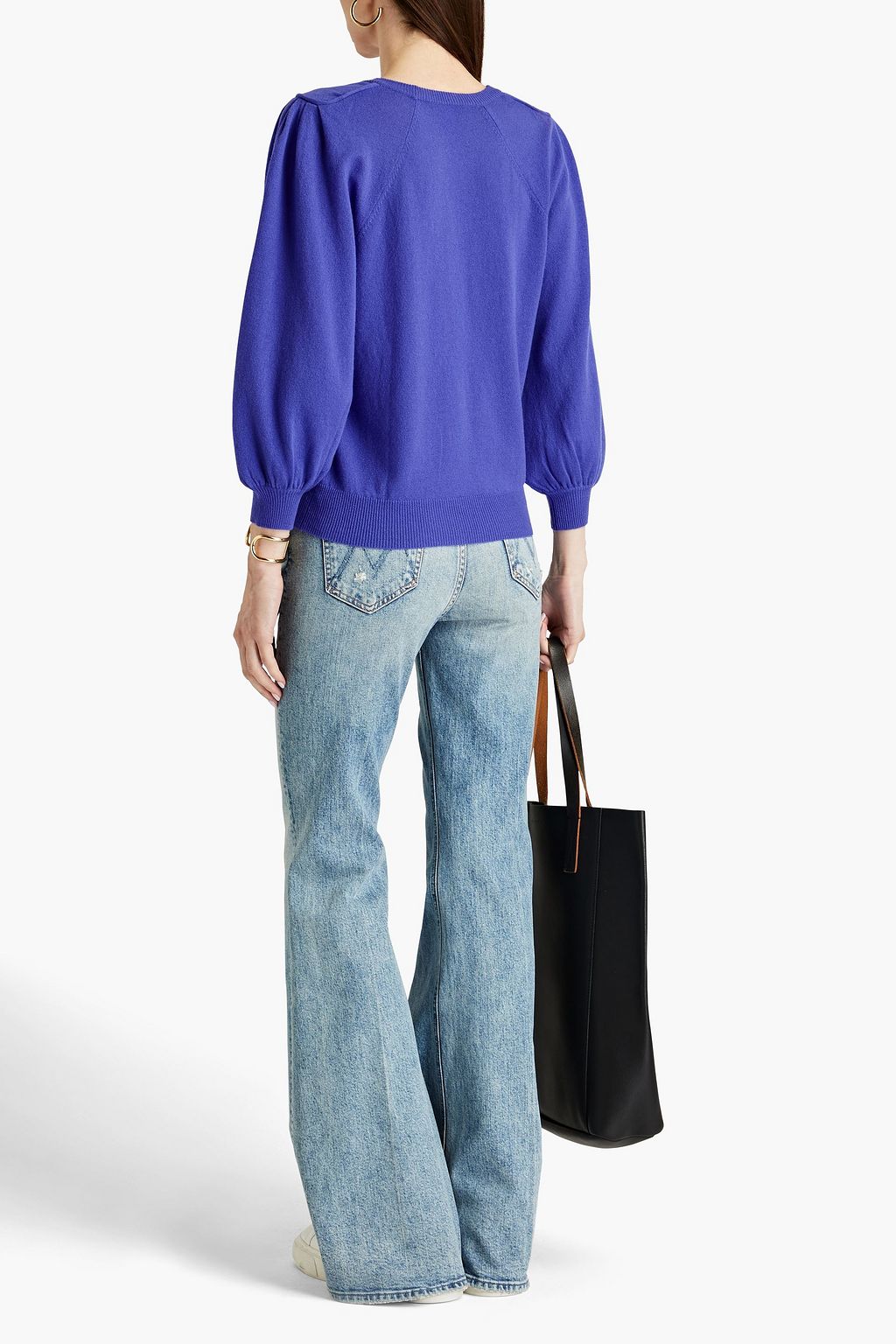 AUTUMN CASHMERE Gathered cashmere sweater