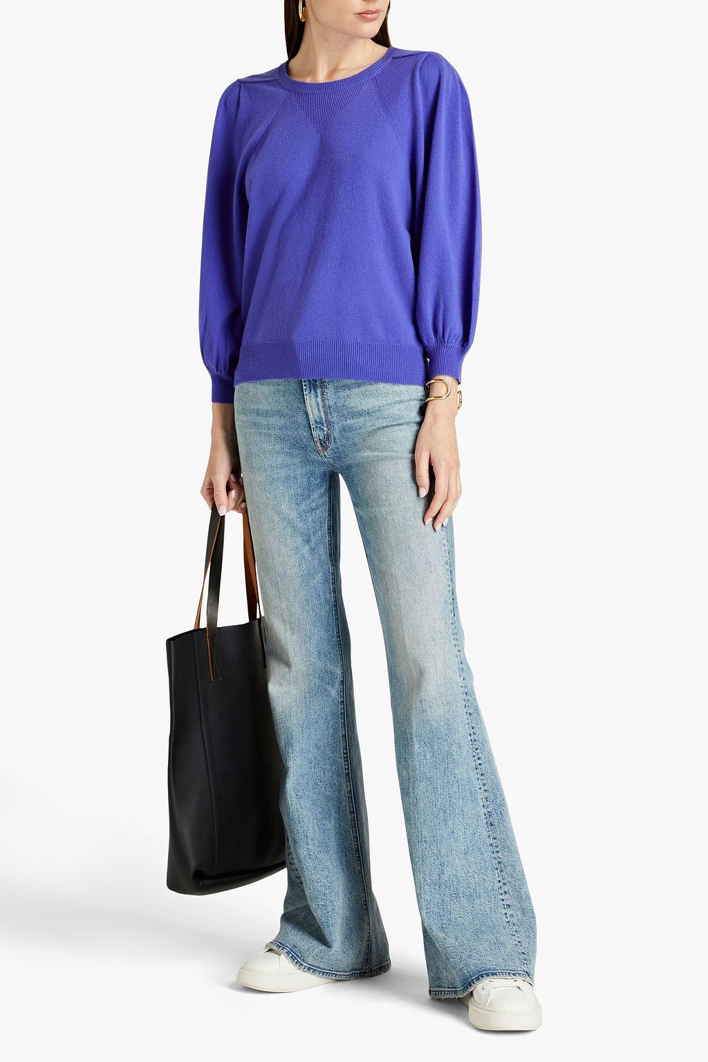 AUTUMN CASHMERE Gathered cashmere sweater