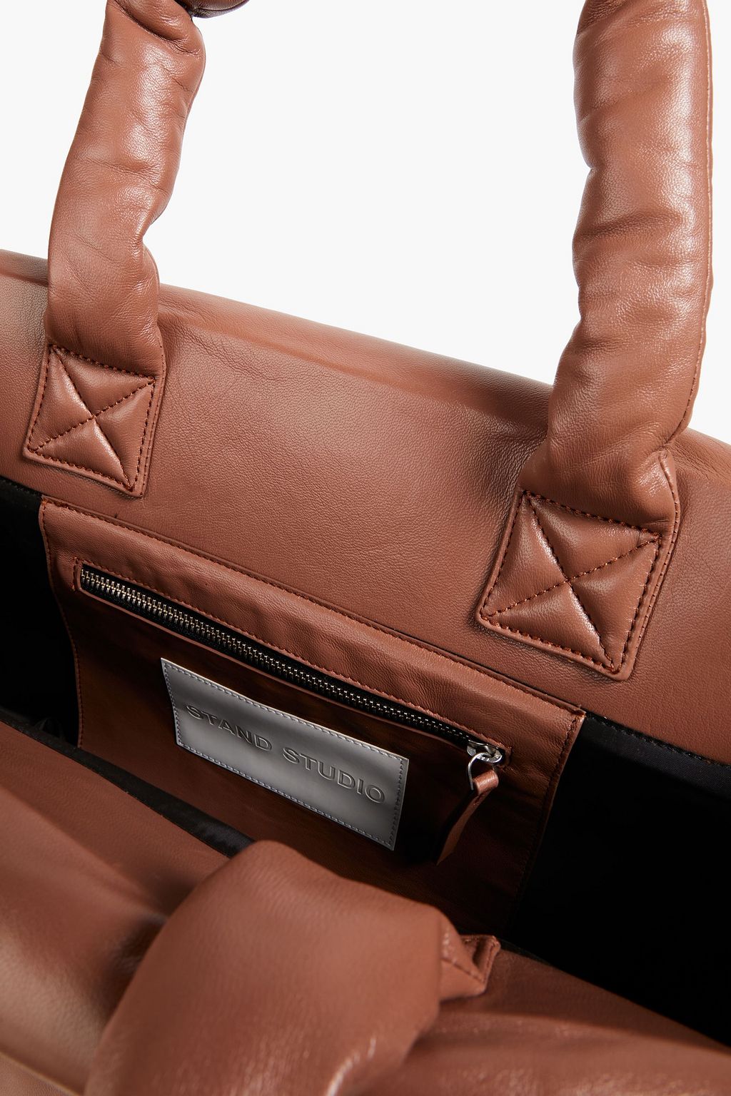 STAND STUDIO Dafne quilted leather tote