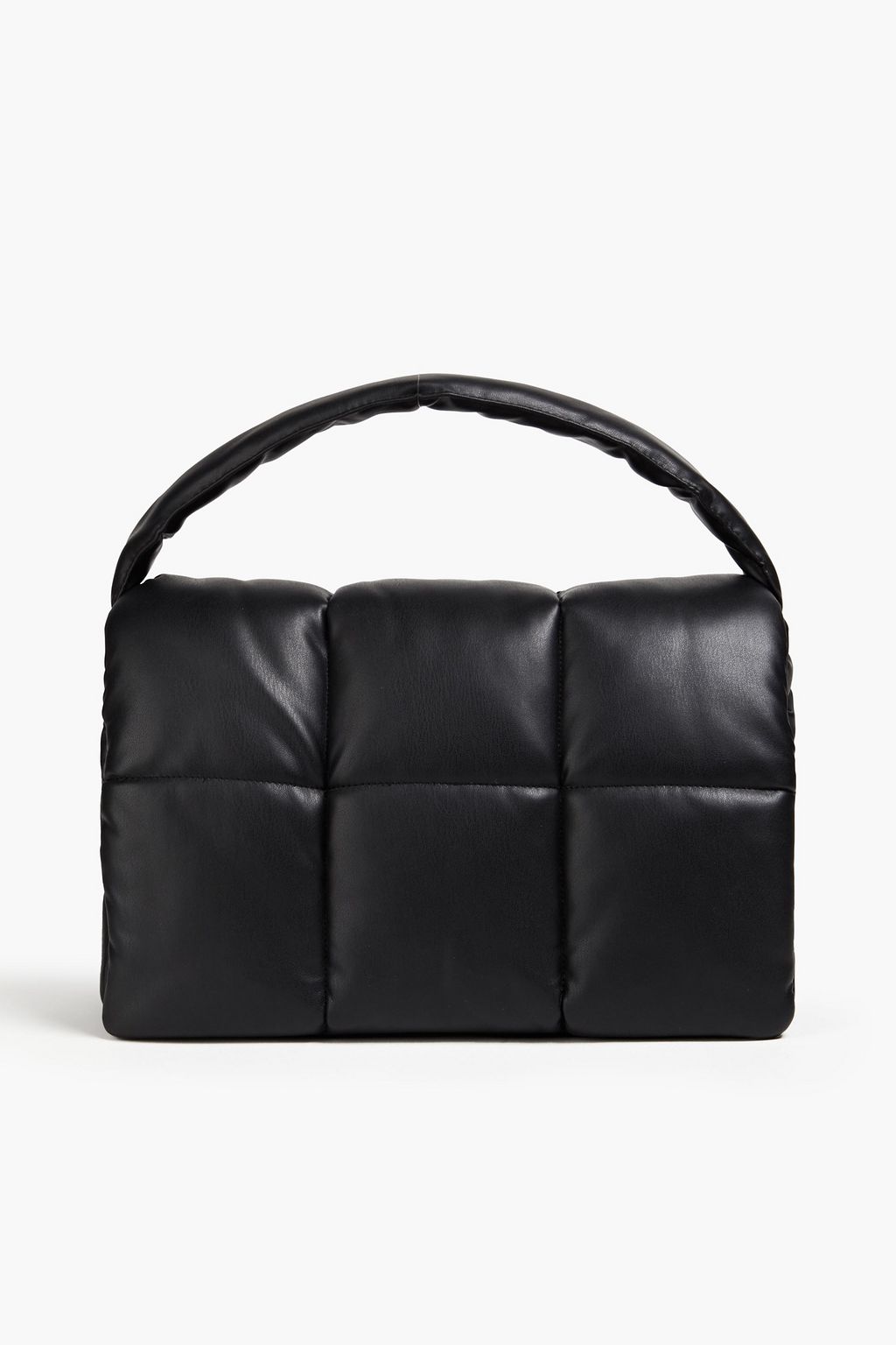 STAND STUDIO Wanda quilted faux leather clutch