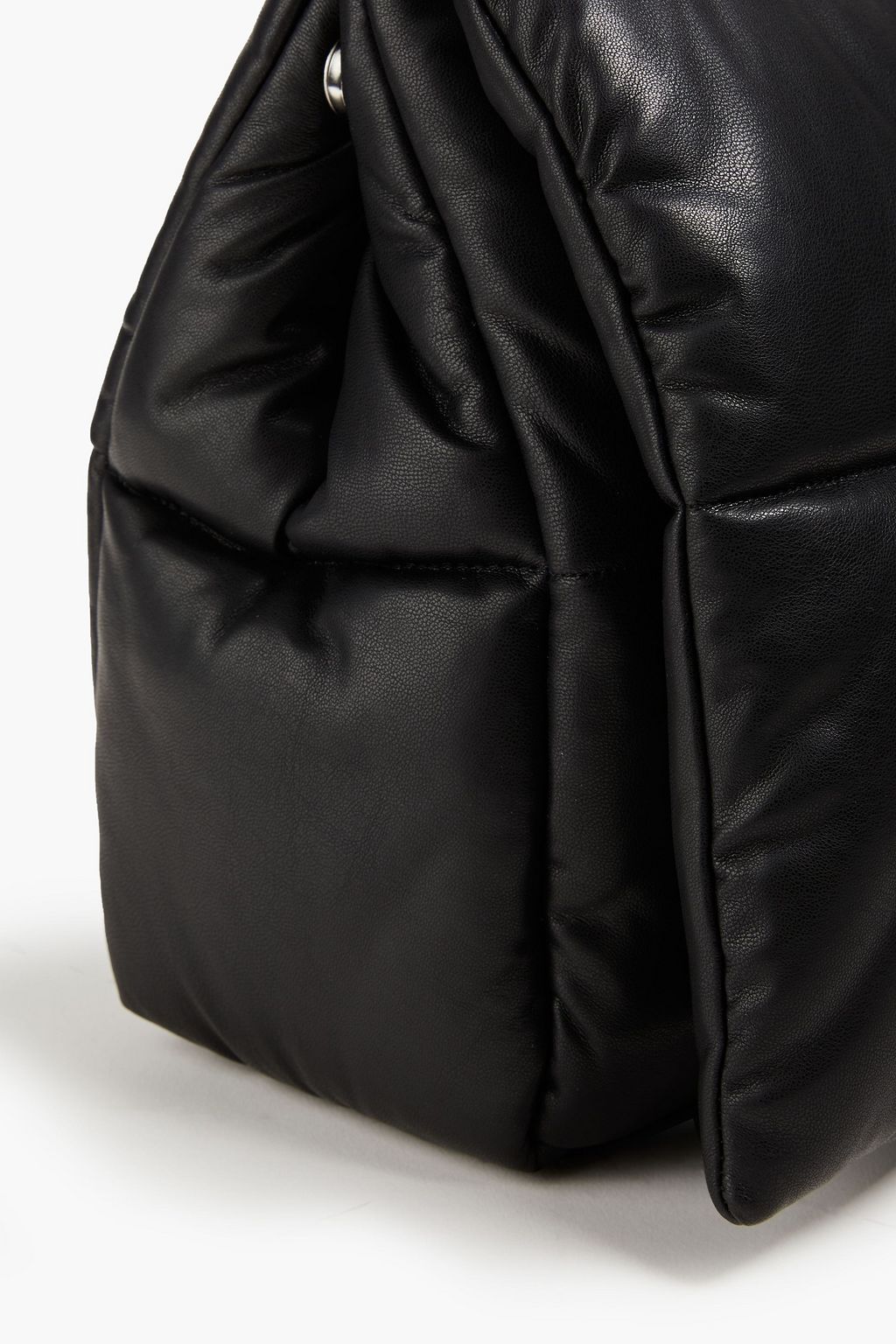 STAND STUDIO Wanda quilted faux leather clutch
