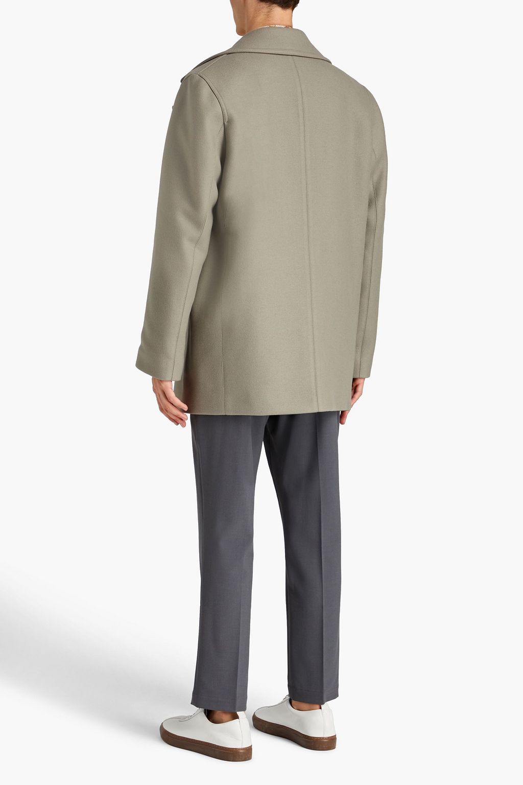 NANUSHKA Yak-blend felt peacoat