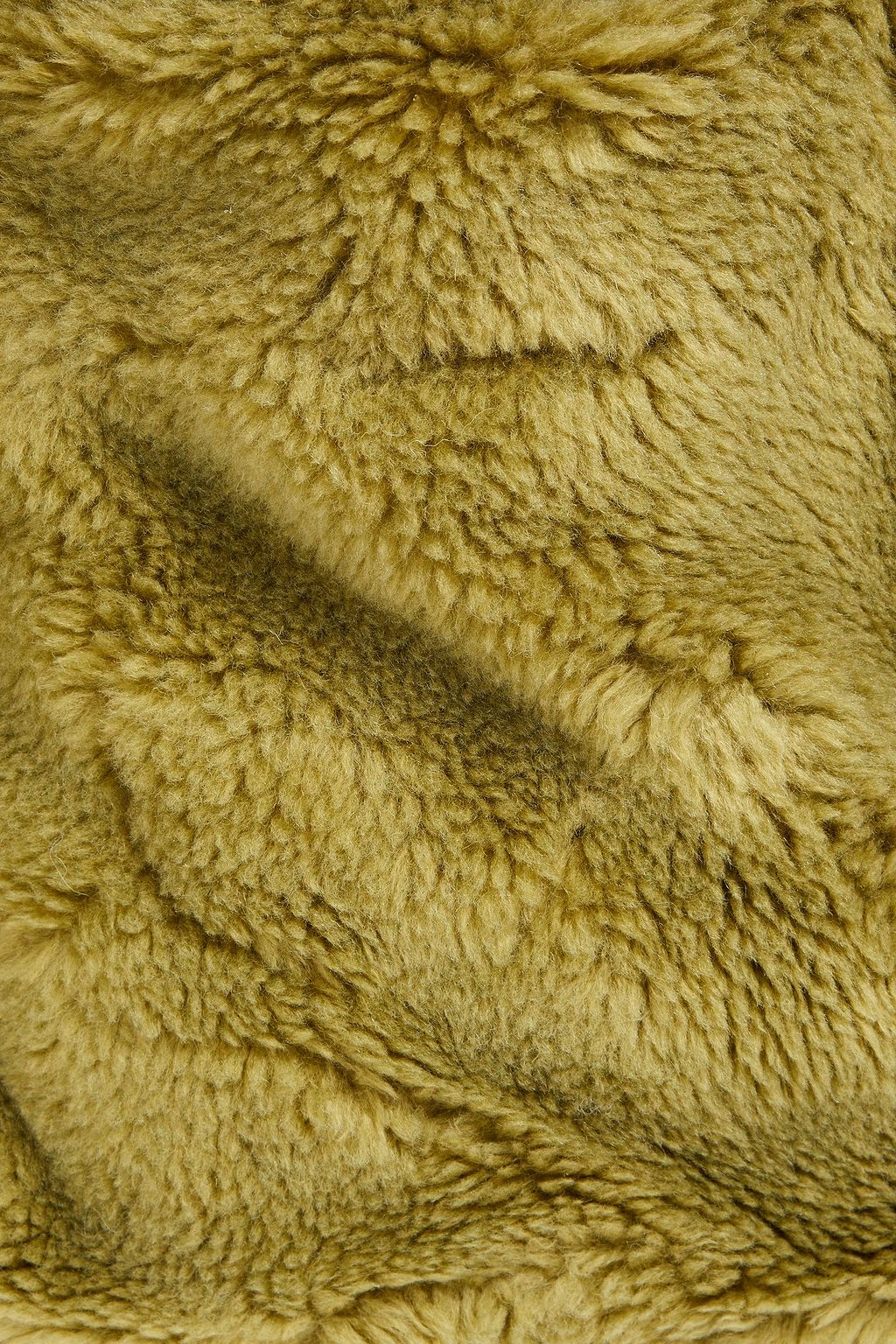 STAND STUDIO Lucille two-tone faux shearling tote