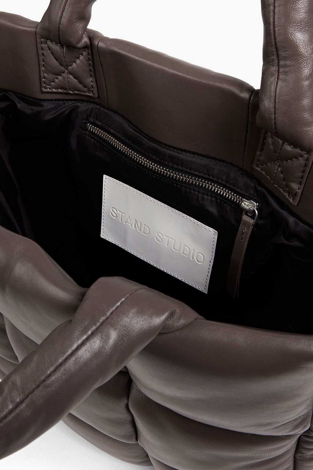 STAND STUDIO Assante quilted leather tote