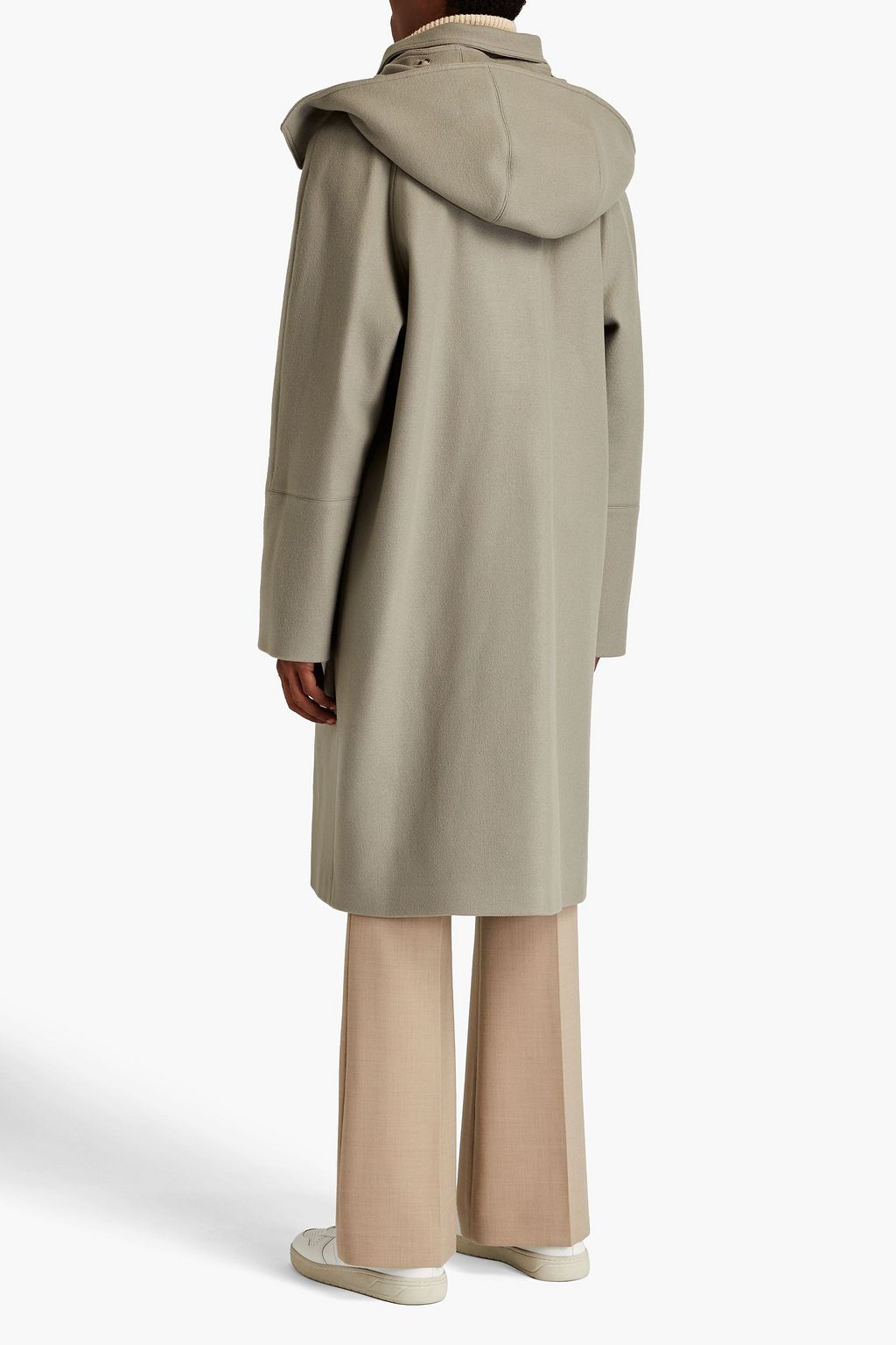 NANUSHKA Yak-blend felt hooded coat
