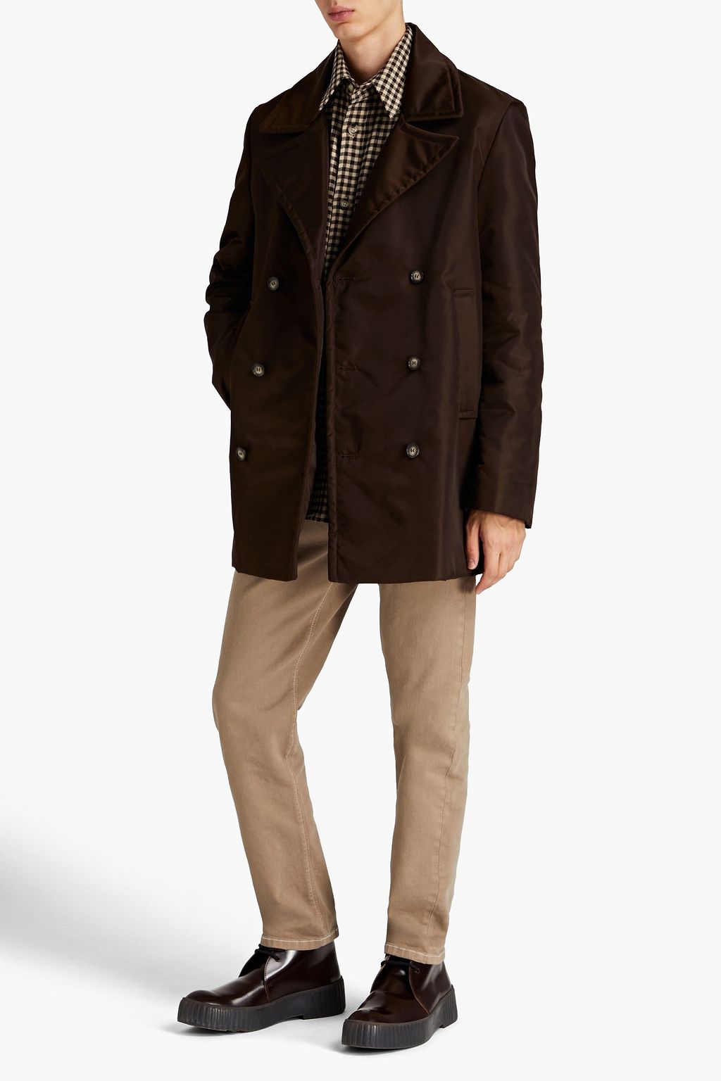 NANUSHKA Shell peacoat