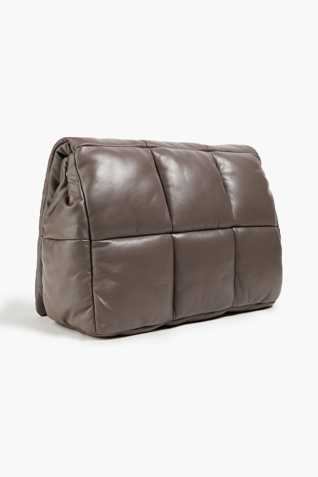 STAND STUDIO Wanda quilted leather clutch