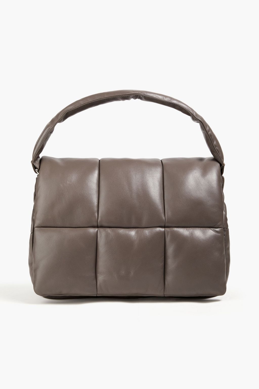 STAND STUDIO Wanda quilted leather clutch
