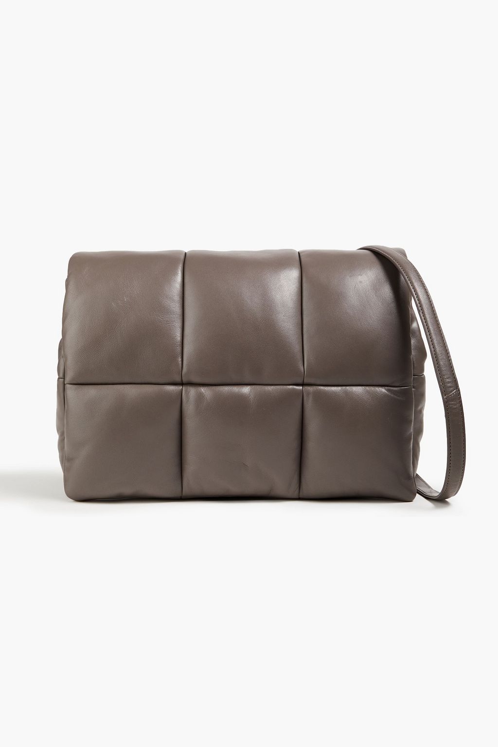 STAND STUDIO Wanda quilted leather clutch