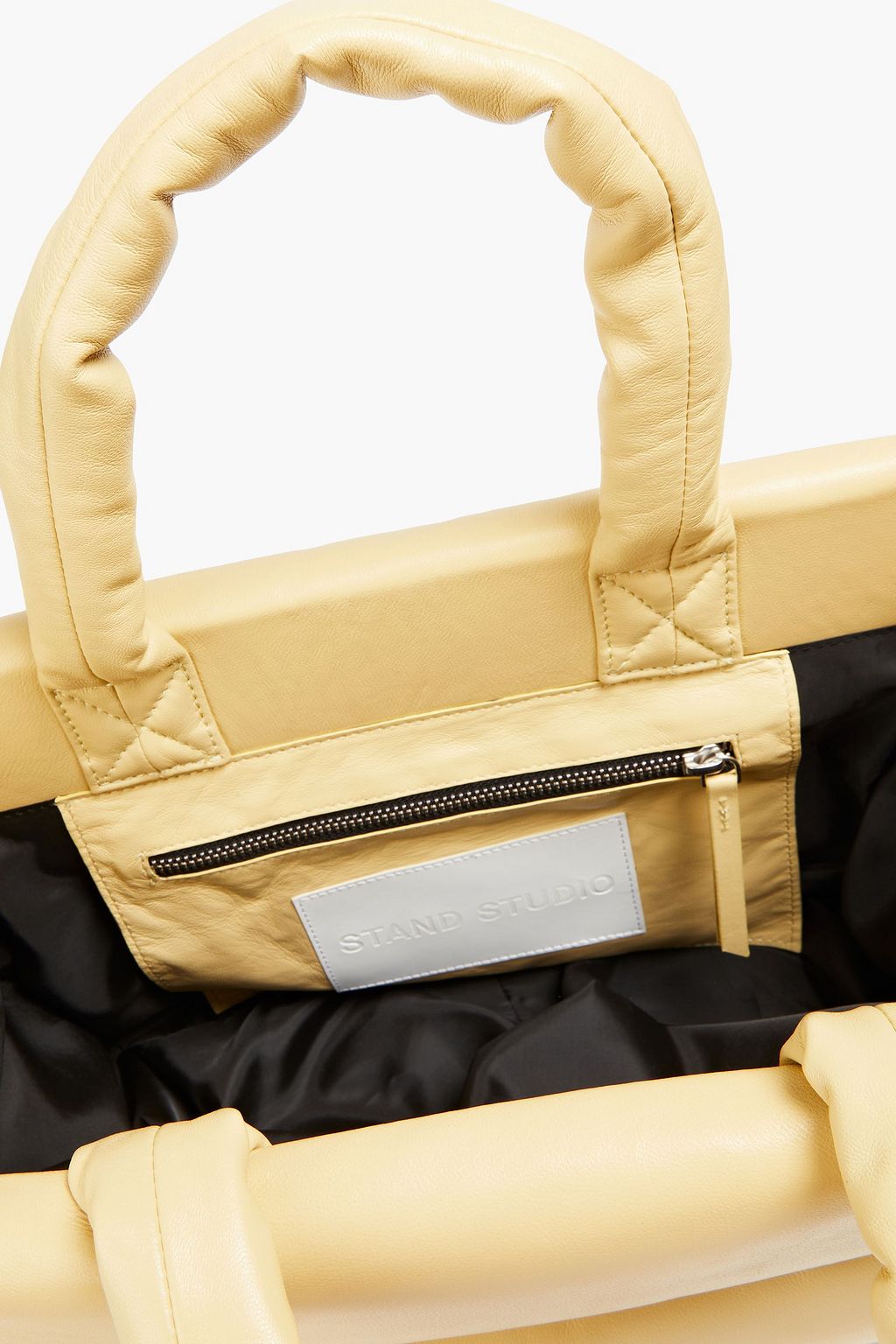 STAND STUDIO Daffy padded quilted leather tote