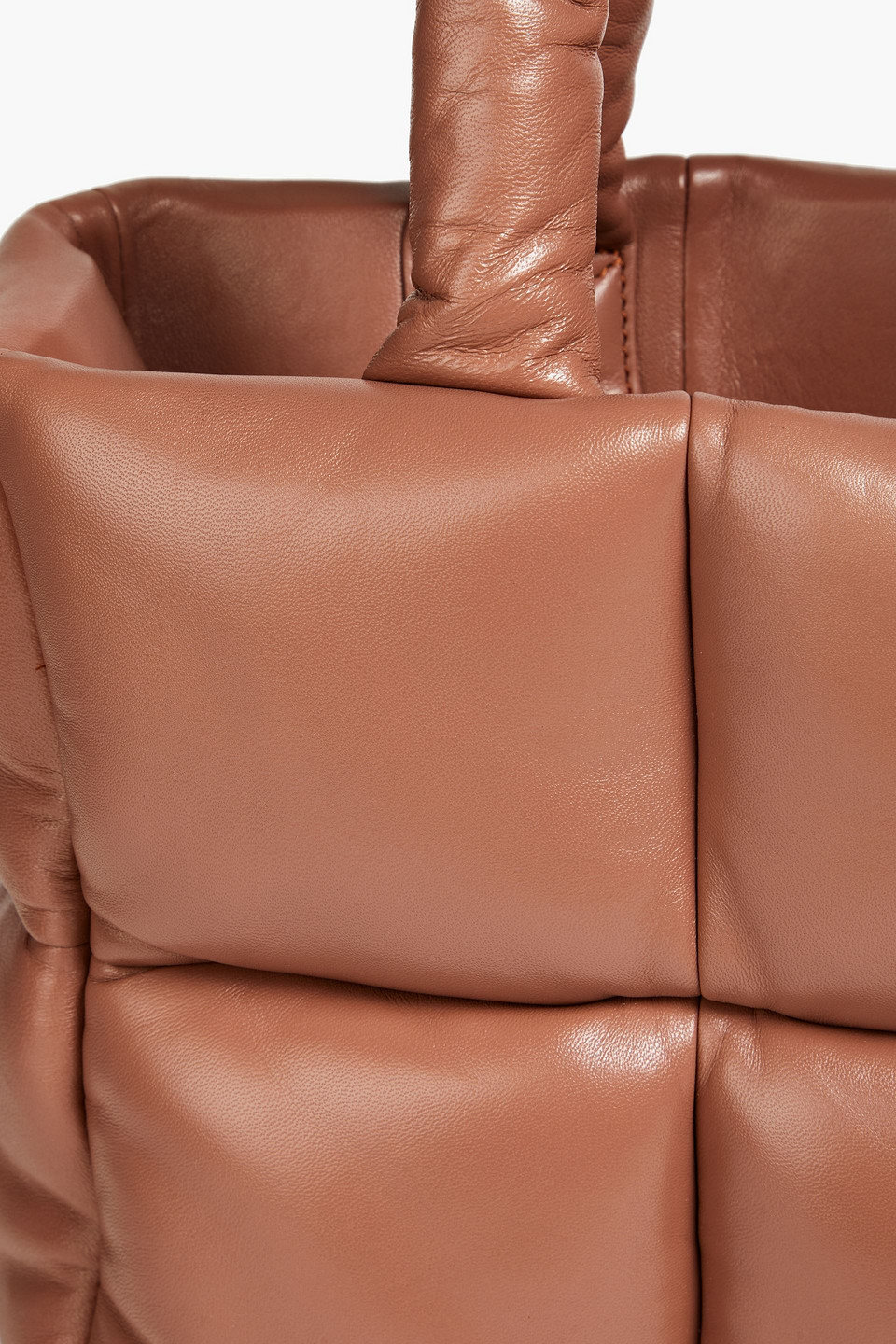 STAND STUDIO ASSANTE QUILTED LEATHER TOTE