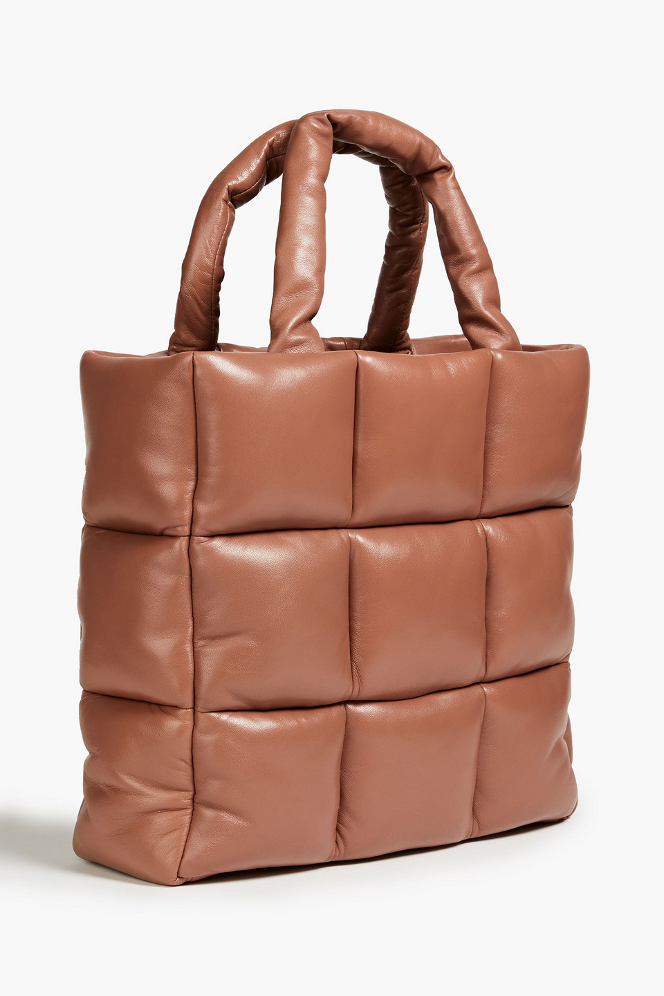 STAND STUDIO ASSANTE QUILTED LEATHER TOTE