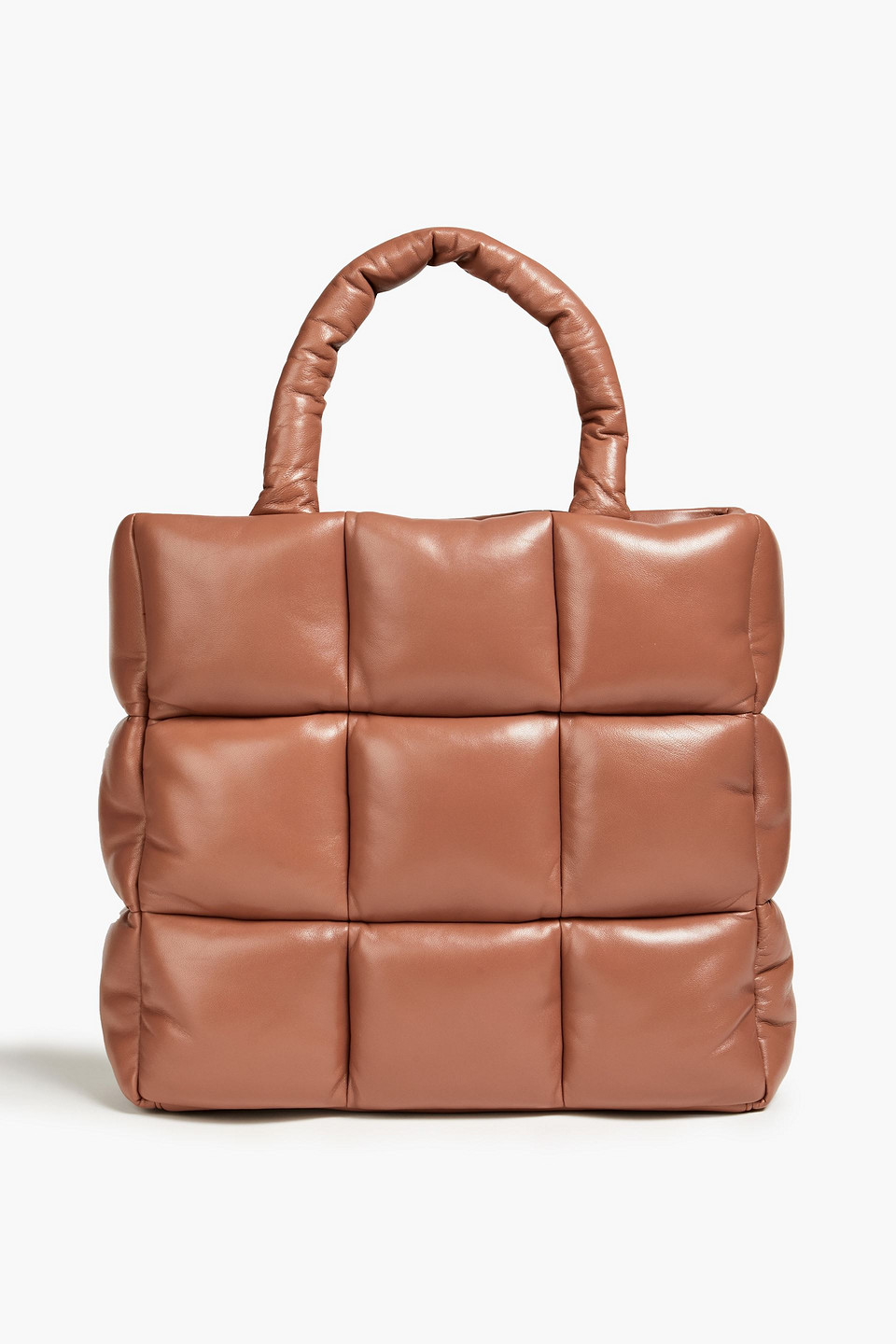 STAND STUDIO ASSANTE QUILTED LEATHER TOTE