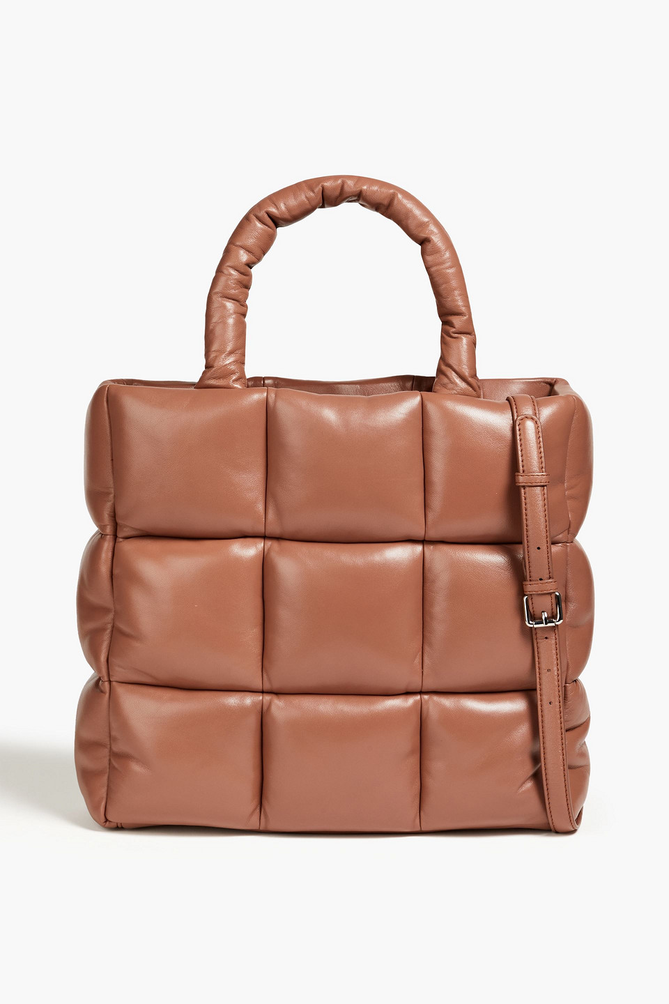 STAND STUDIO ASSANTE QUILTED LEATHER TOTE