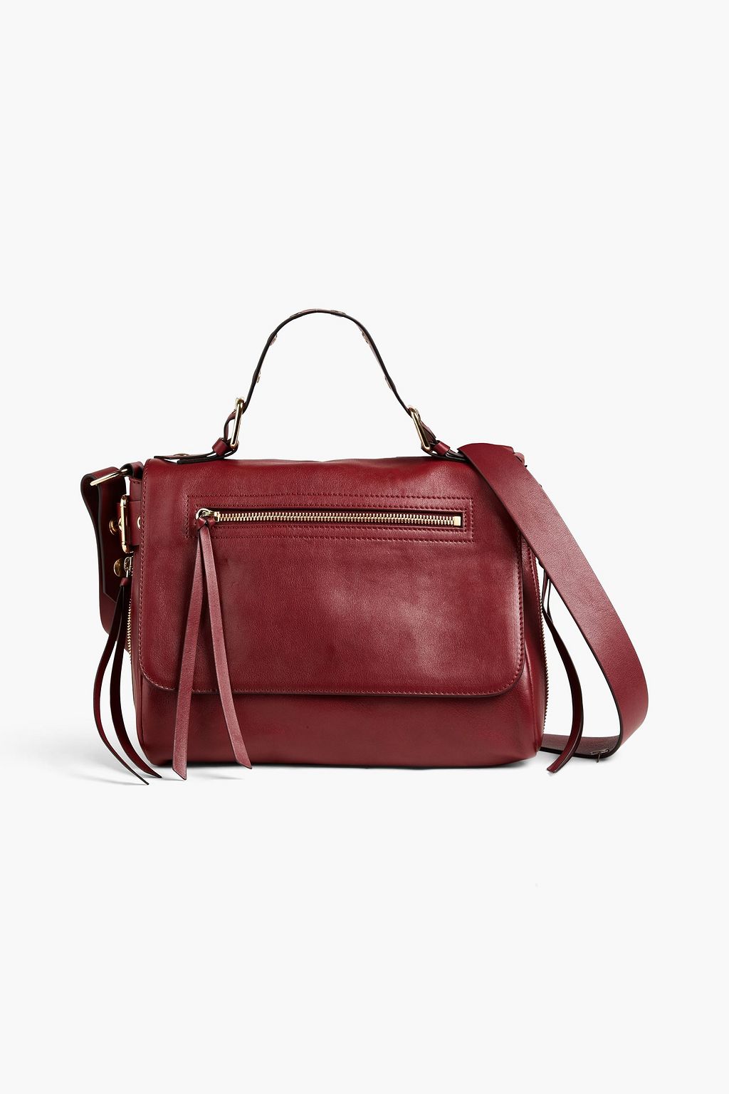 Leather shoulder bag