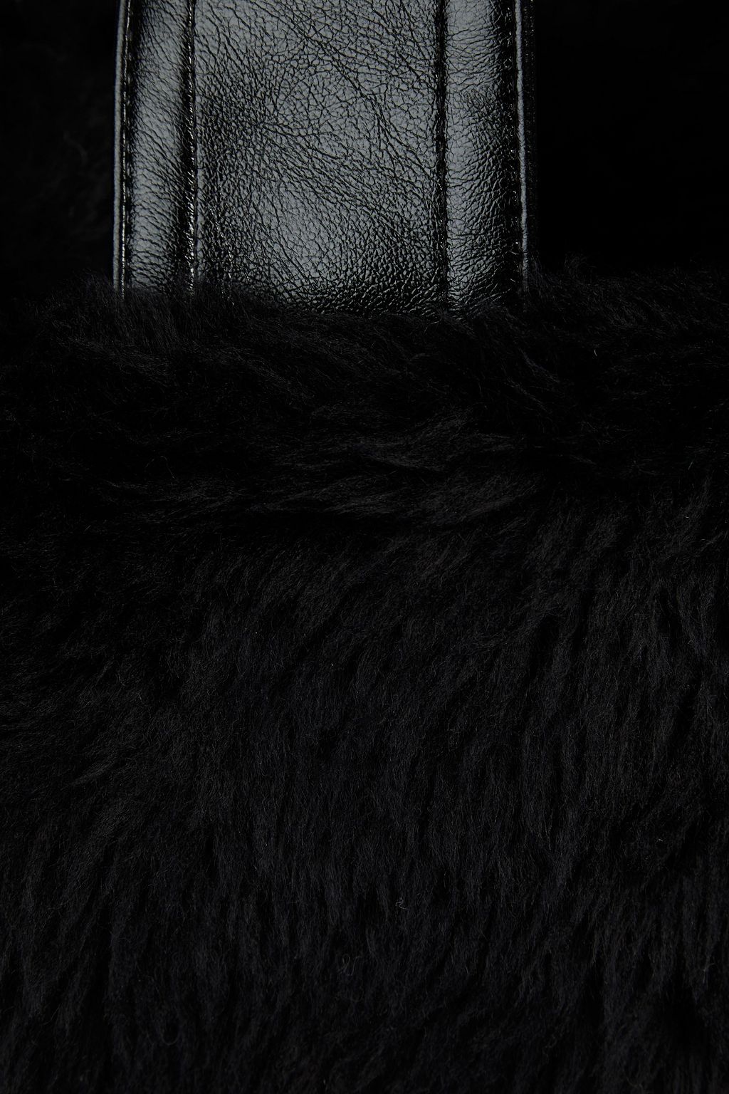 STAND STUDIO Leia faux shearling tote