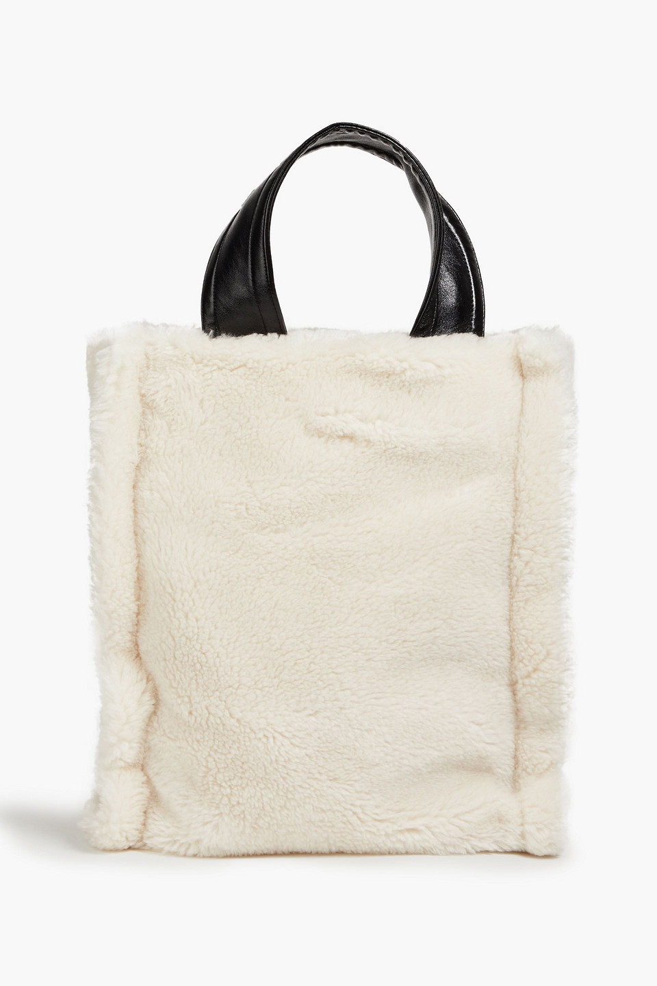 STAND STUDIO LEIA FAUX SHEARLING TOTE
