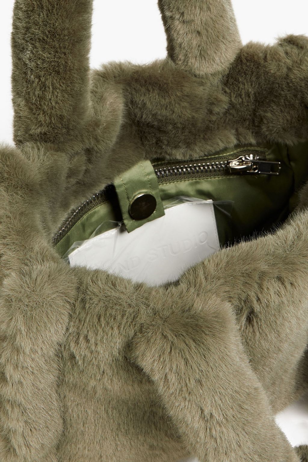 STAND STUDIO Liz faux fur tote