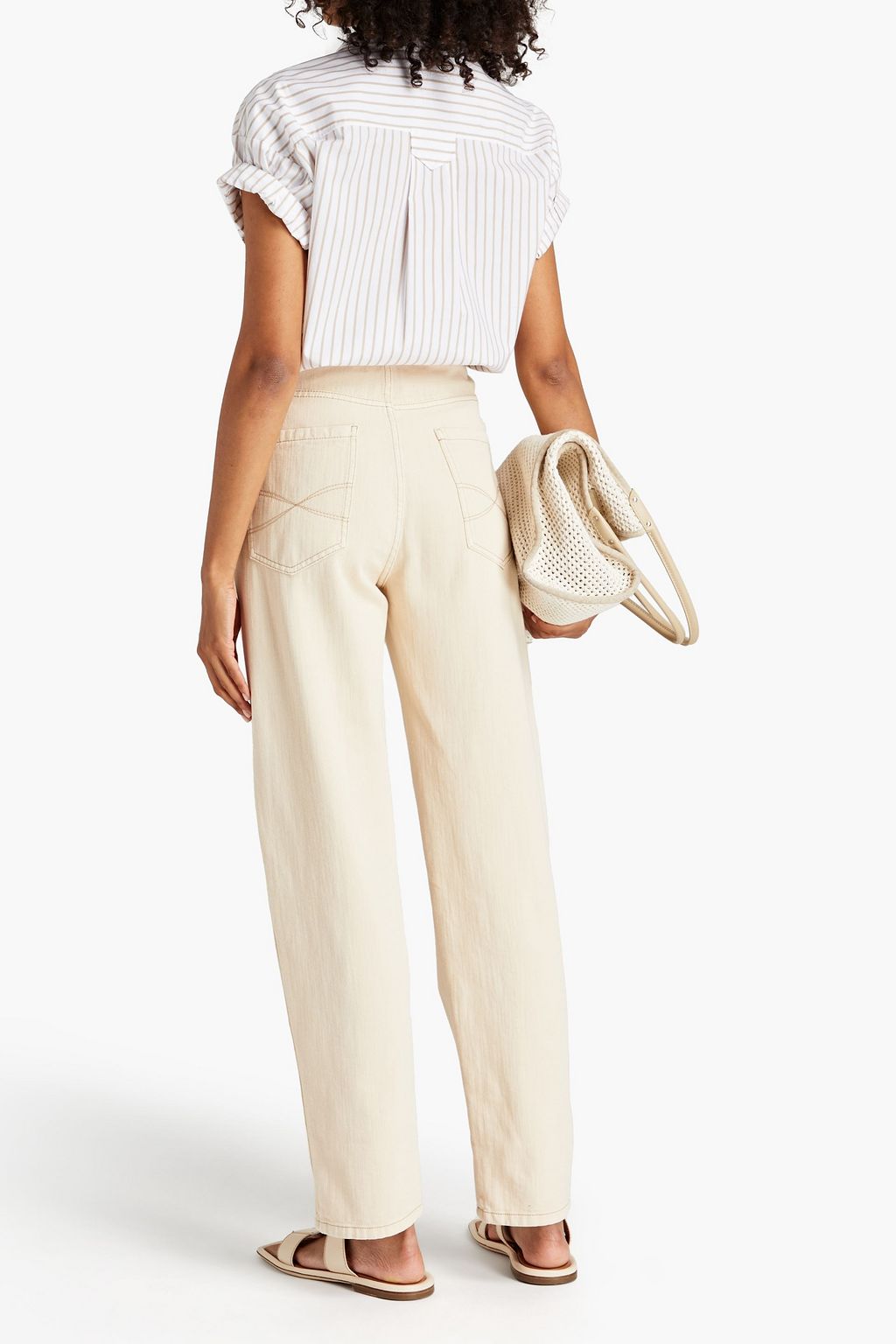 BRUNELLO CUCINELLI High-rise straight-leg jeans