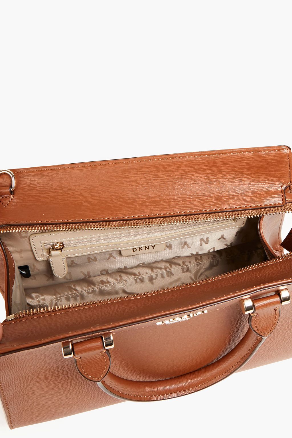 DKNY Faux textured-leather tote