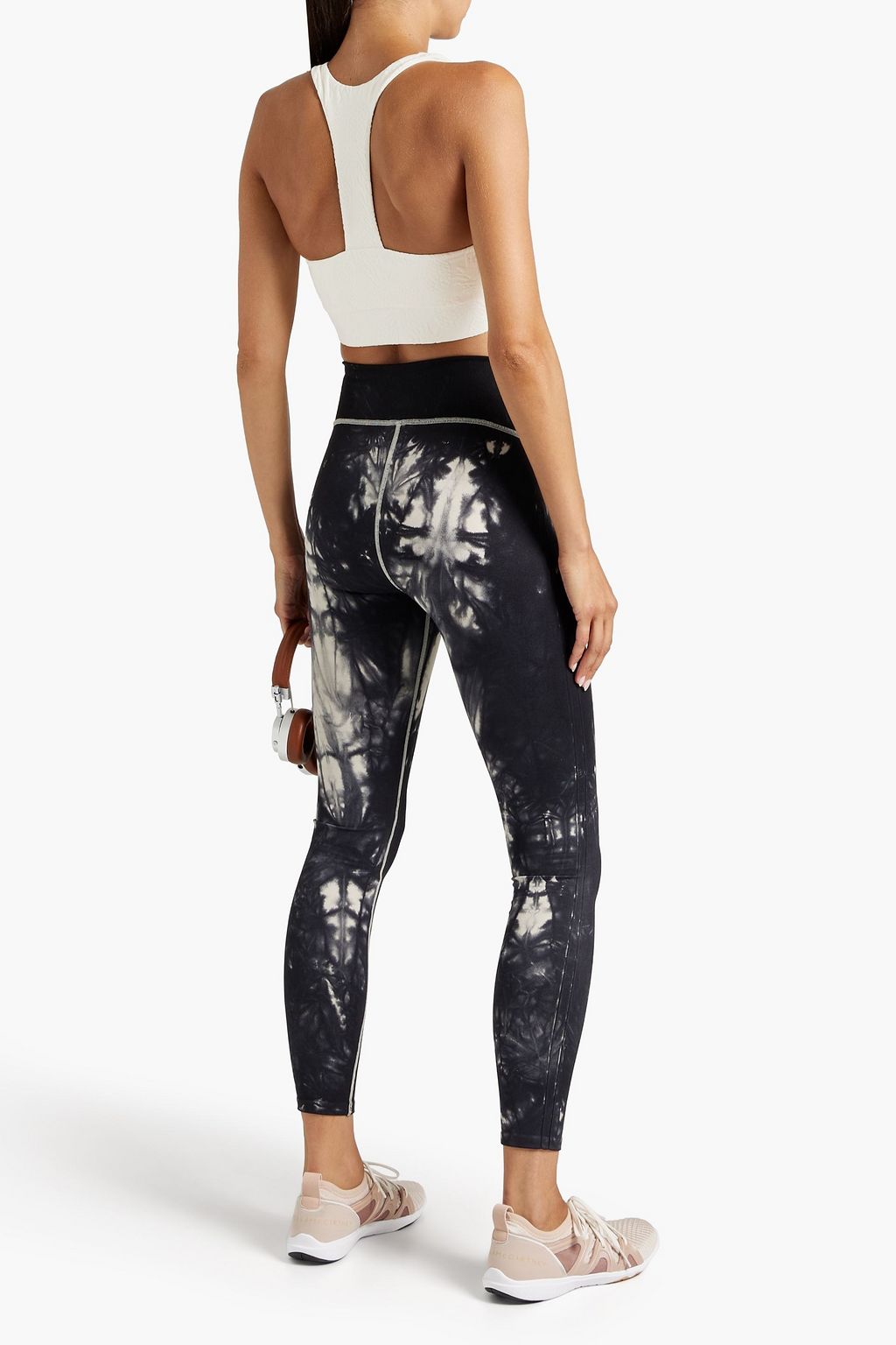 TWENTY MONTRÉAL Stretch-jacquard sports bra