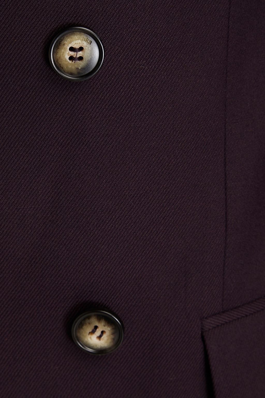 NANUSHKA Double-breasted twill blazer