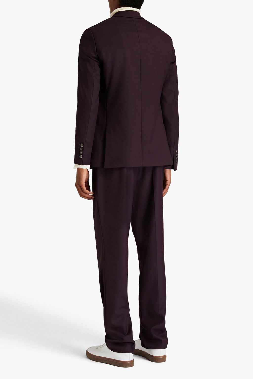 NANUSHKA Double-breasted twill blazer