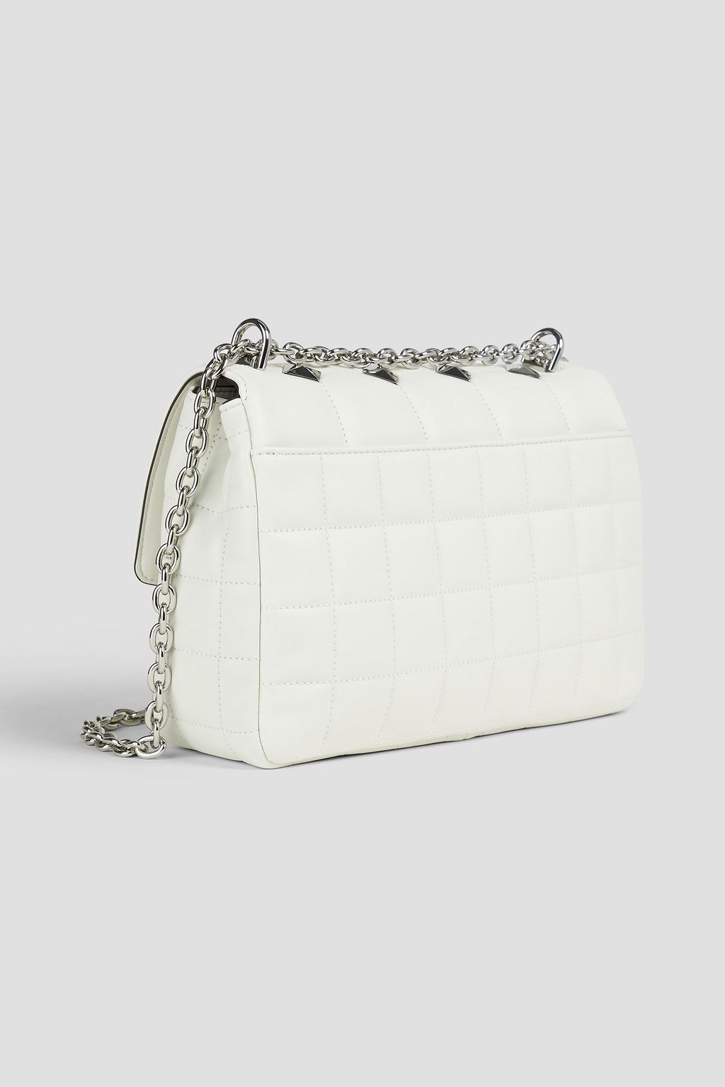MICHAEL MICHAEL KORS Quilted studded leather shoulder bag Sale up to