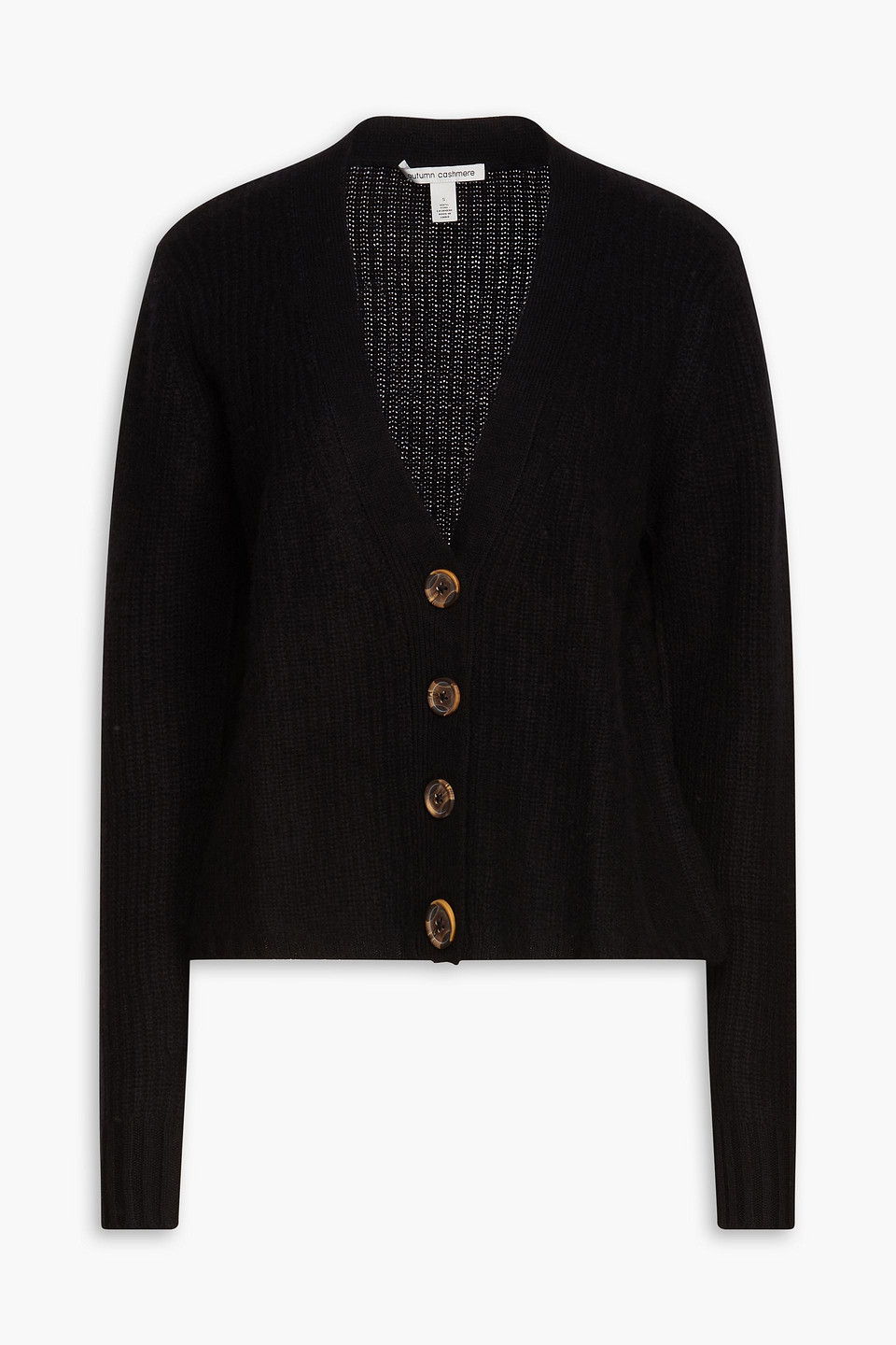 Autumn Cashmere Ribbed cashmere cardigan