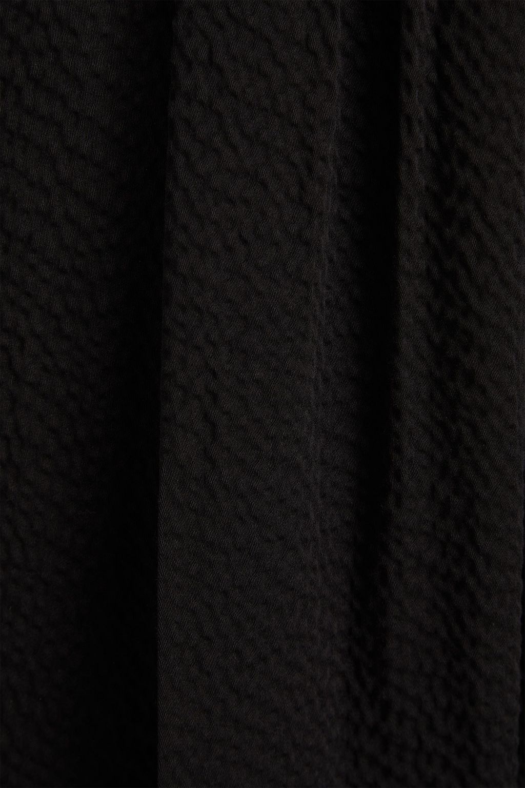 LE 17 SEPTEMBRE Cropped Hose aus gehämmerter Baumwolle