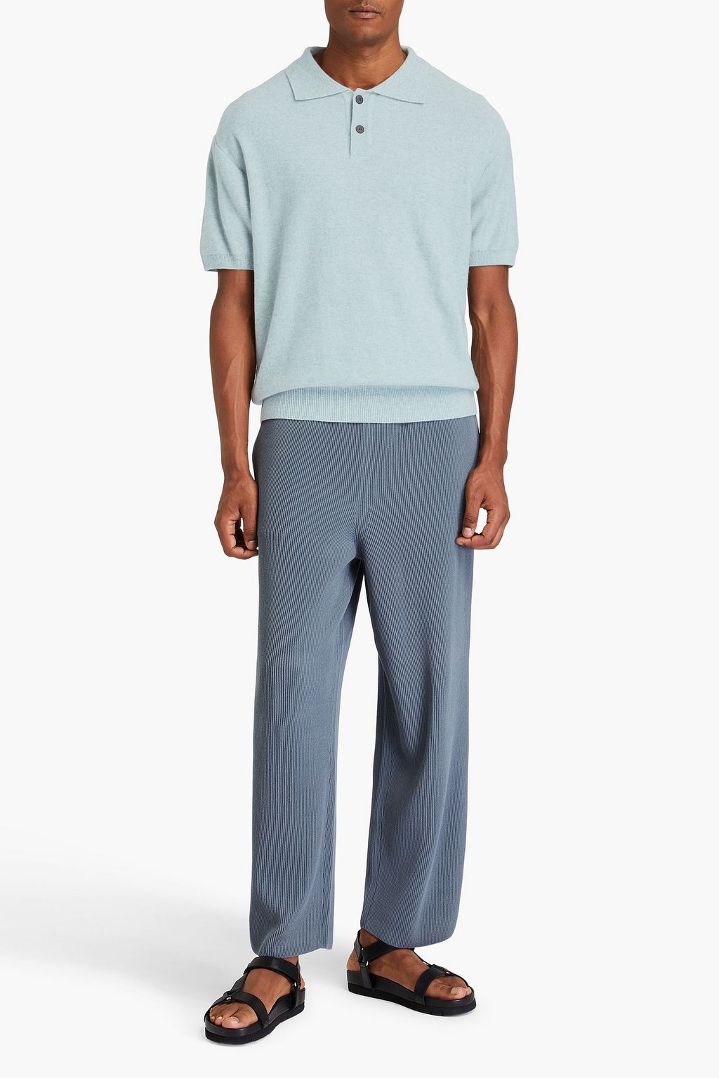 LE 17 SEPTEMBRE Pullover aus einer Wollmischung mit Polokragen