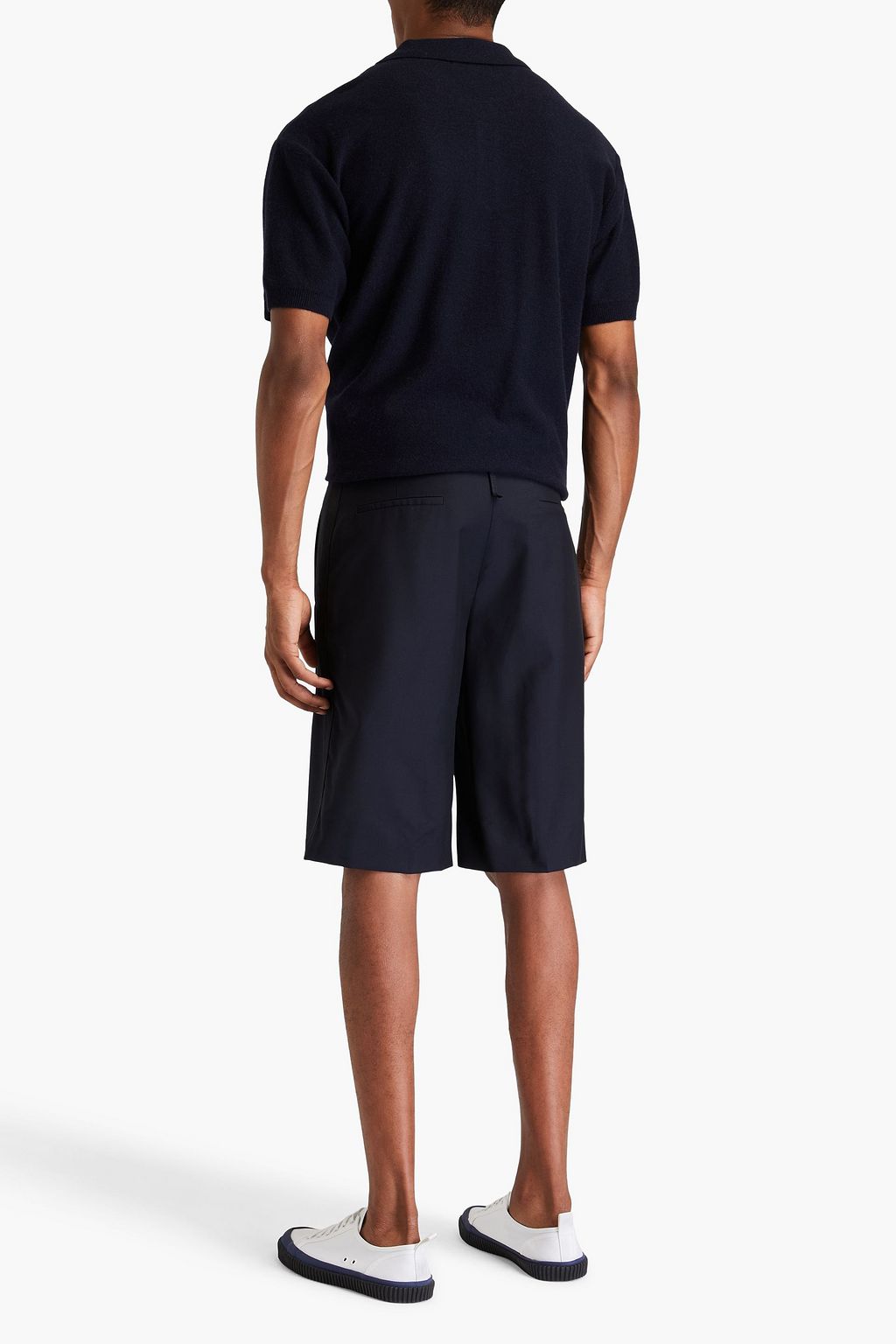 LE 17 SEPTEMBRE Pullover aus einer Wollmischung mit Polokragen