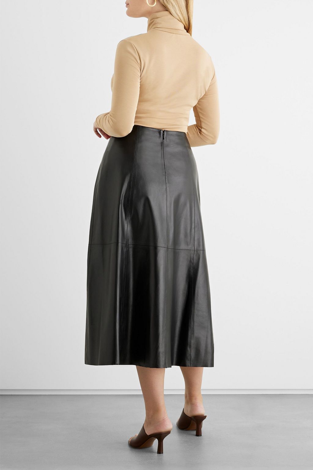 IRIS & INK Hazel stretch-Lyocell jersey turtleneck top