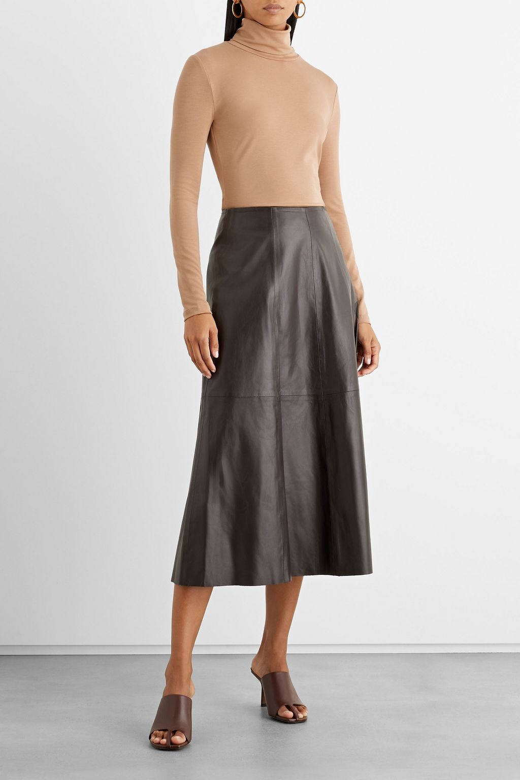 IRIS & INK Hazel stretch-Lyocell jersey turtleneck top