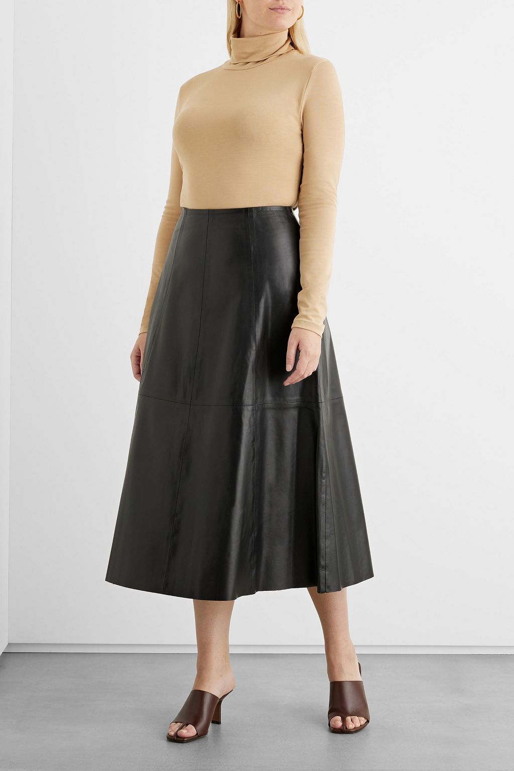 IRIS & INK Hazel stretch-Lyocell jersey turtleneck top