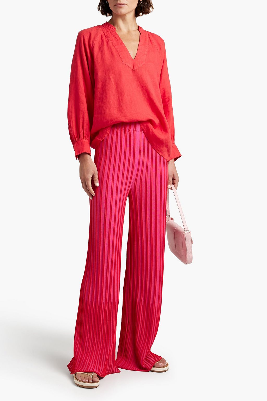 JOIE Perci linengauze blouse THE